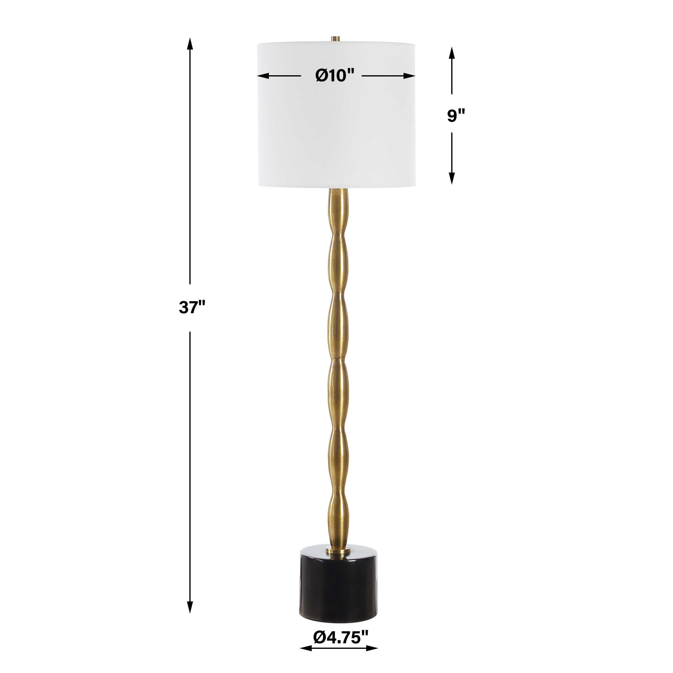 Uttermost Ezra Brass Buffet Lamp