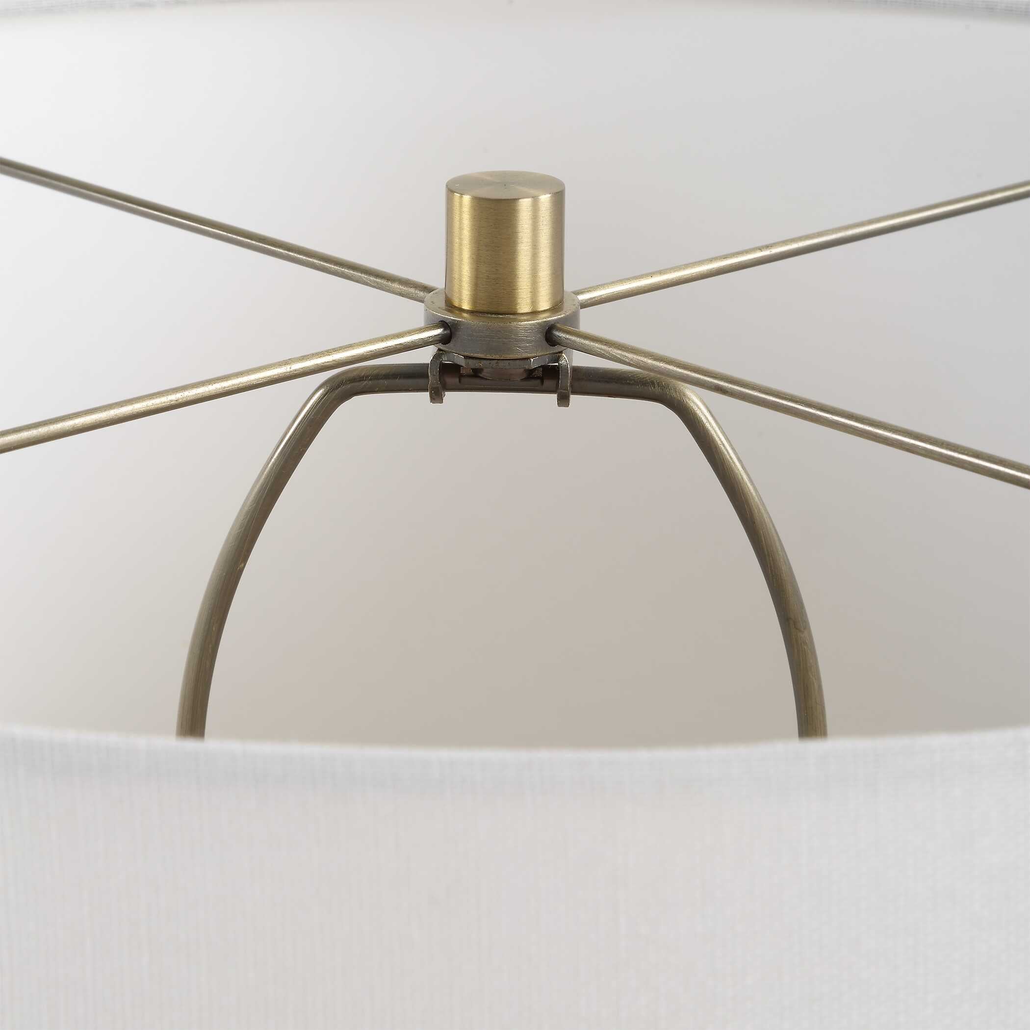 Uttermost Mirah Olive Glass Table Lamp
