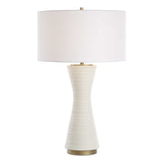 Uttermost Ridgeline Matte White Table Lamp