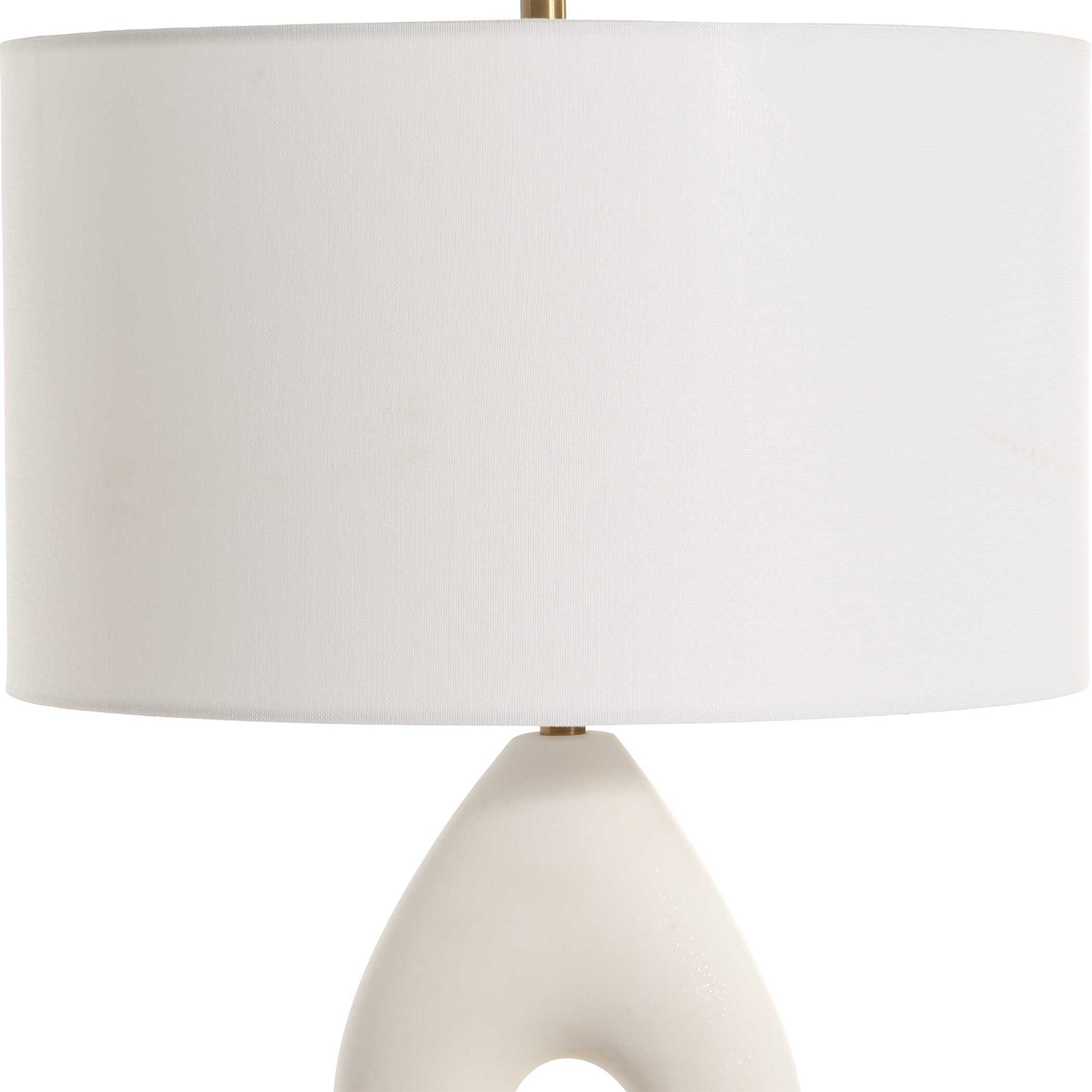 Uttermost Meridian Ivory Stone Table Lamp