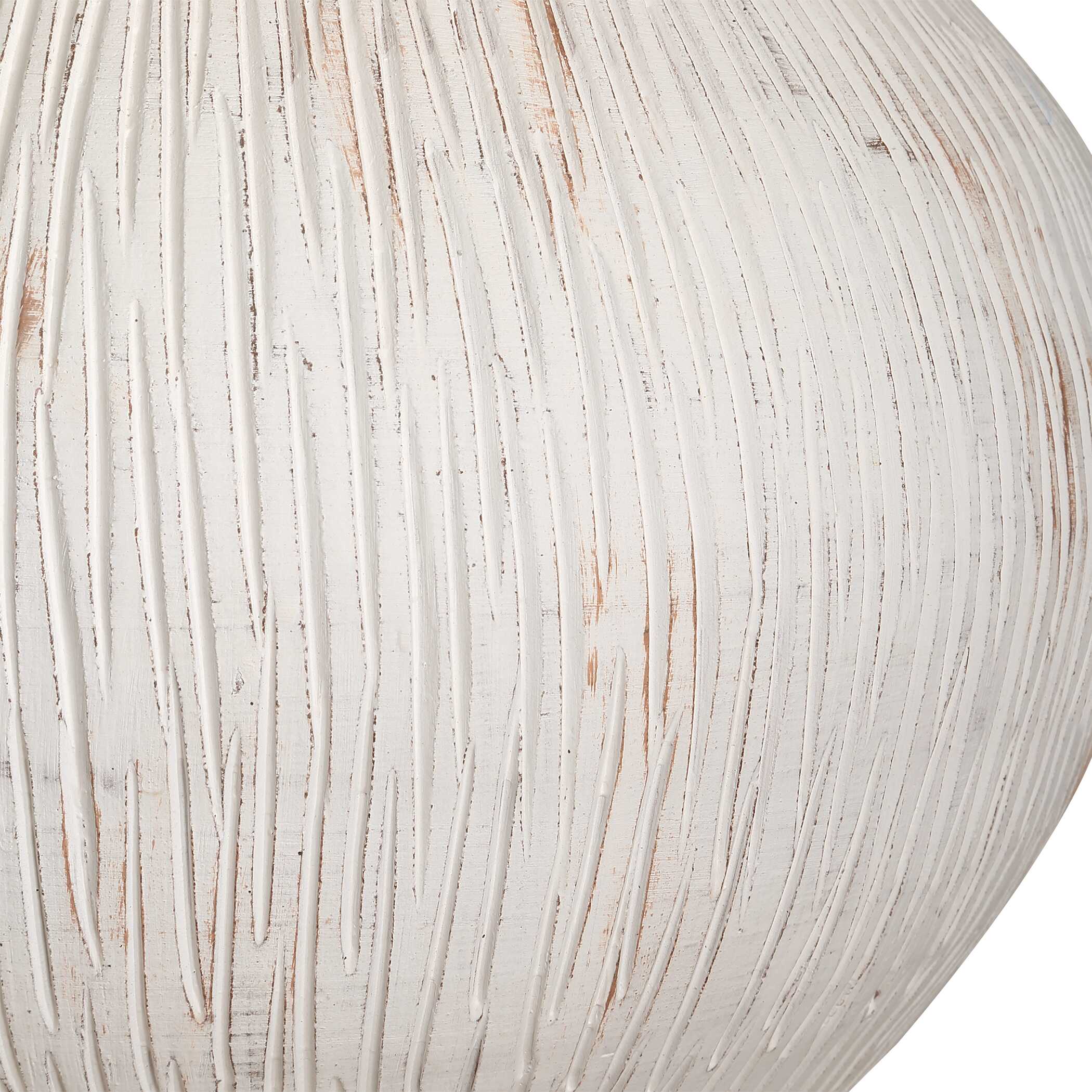 Uttermost Meryl Aged White Table Lamp