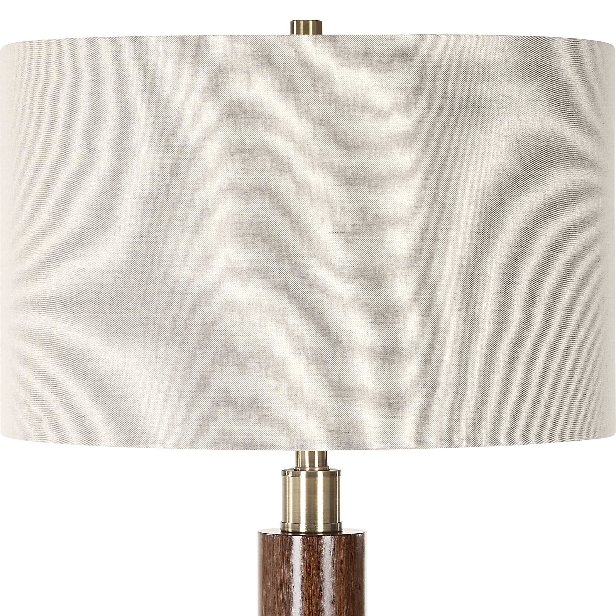 Uttermost Stacked Wooden Floor Lamp