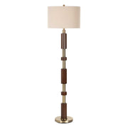 Uttermost Stacked Wooden Floor Lamp