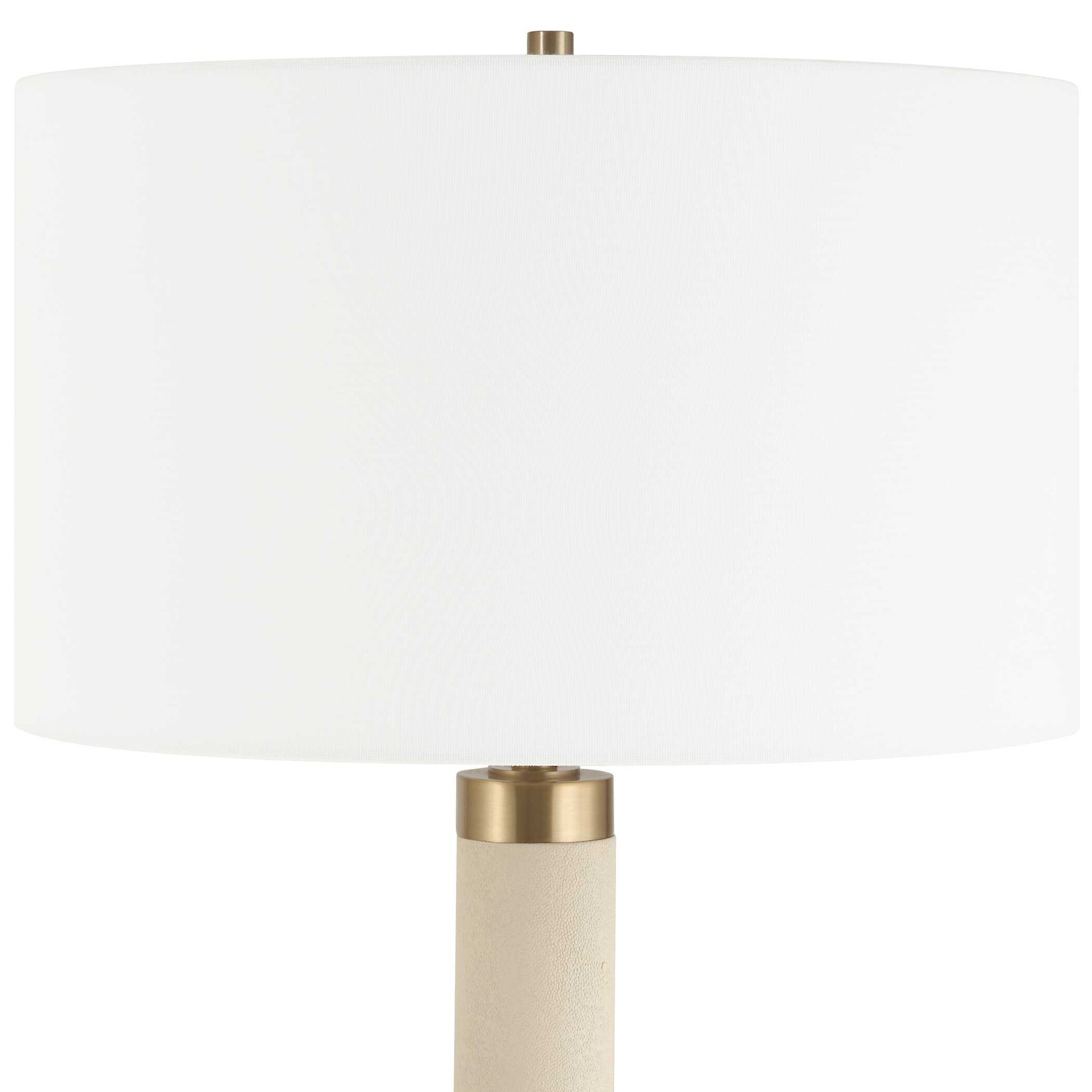 Uttermost Wessex White Floor Lamp