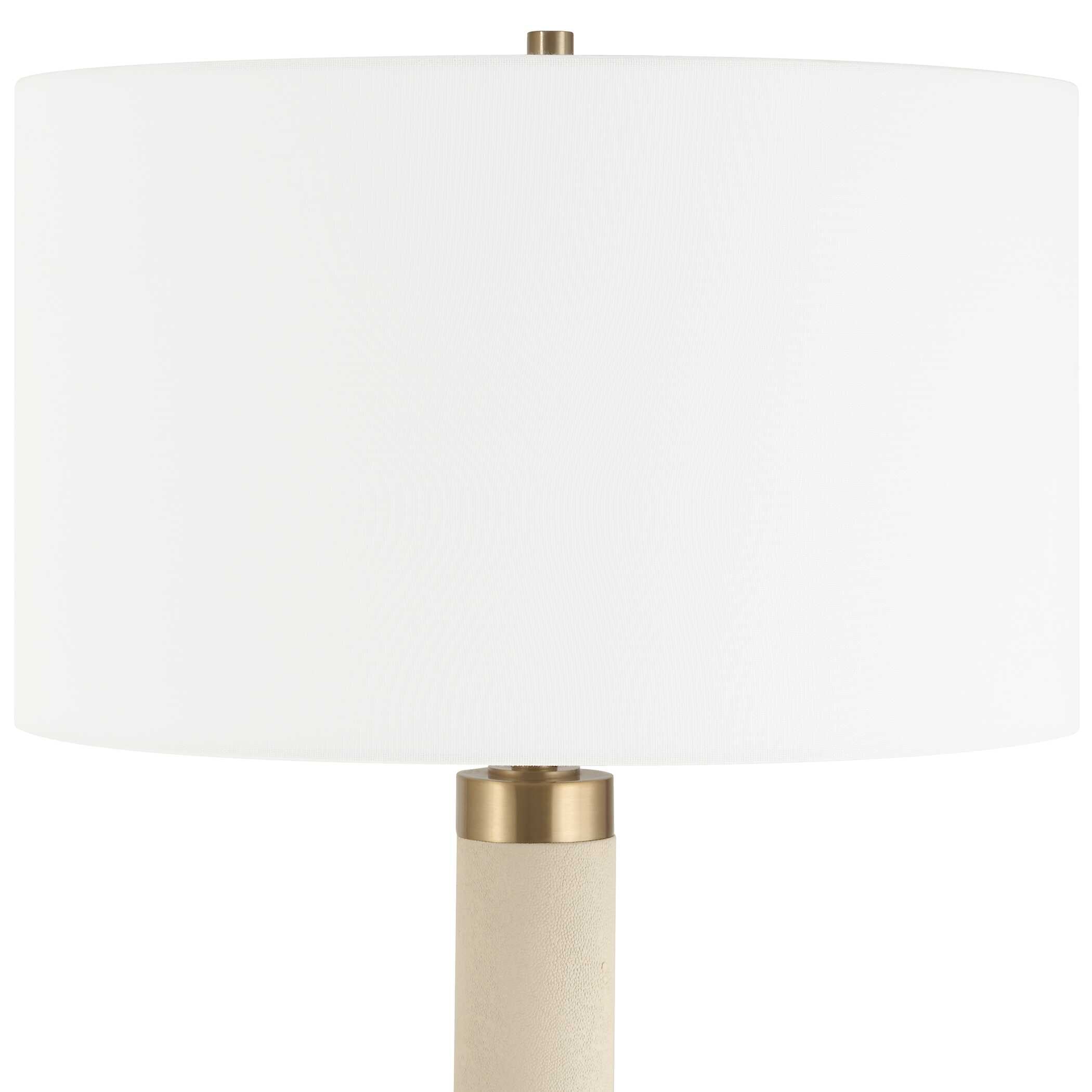 Uttermost Wessex White Floor Lamp