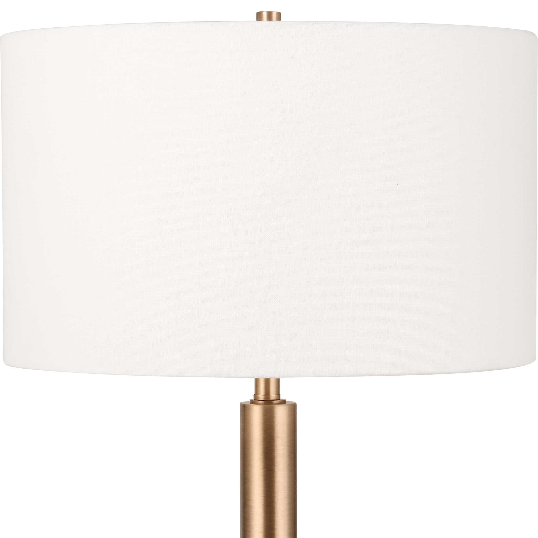 Uttermost Stowe Satin Black Floor Lamp