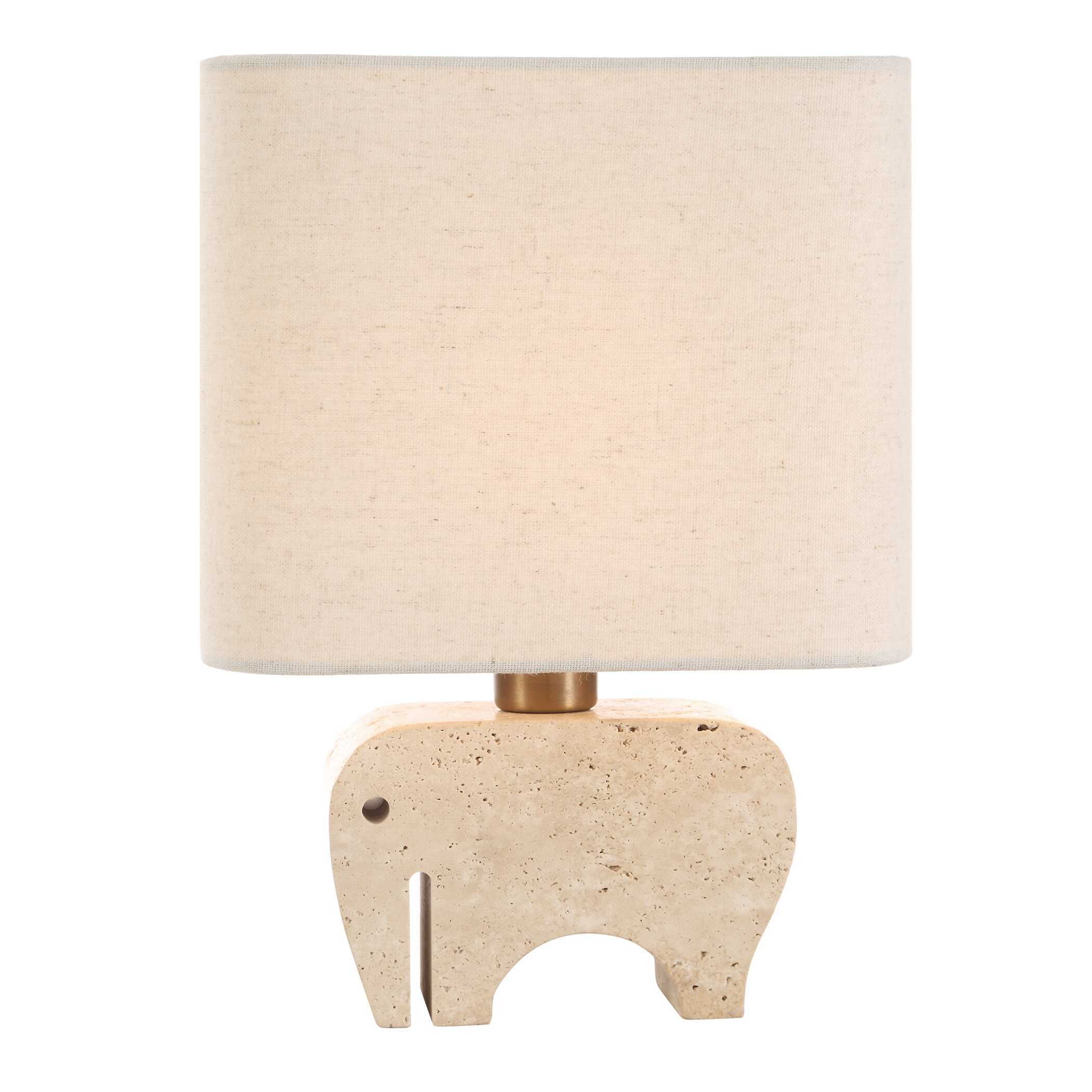 Uttermost Tusk Travertine Accent Lamp