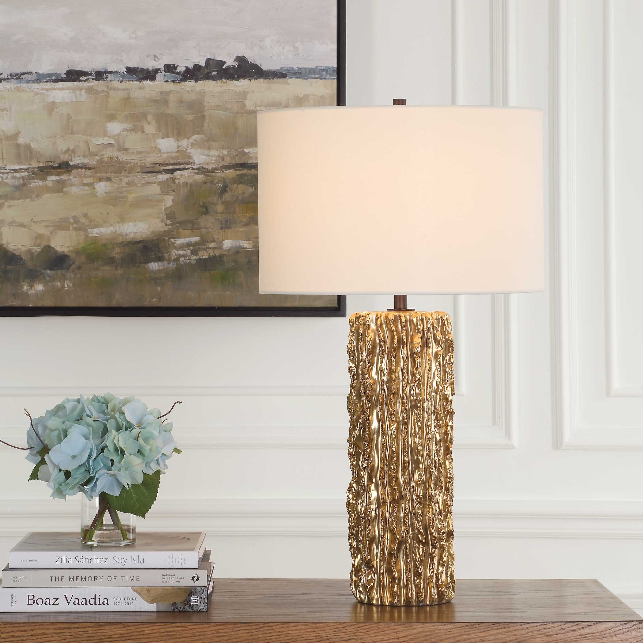Uttermost Echo Golden Table Lamp