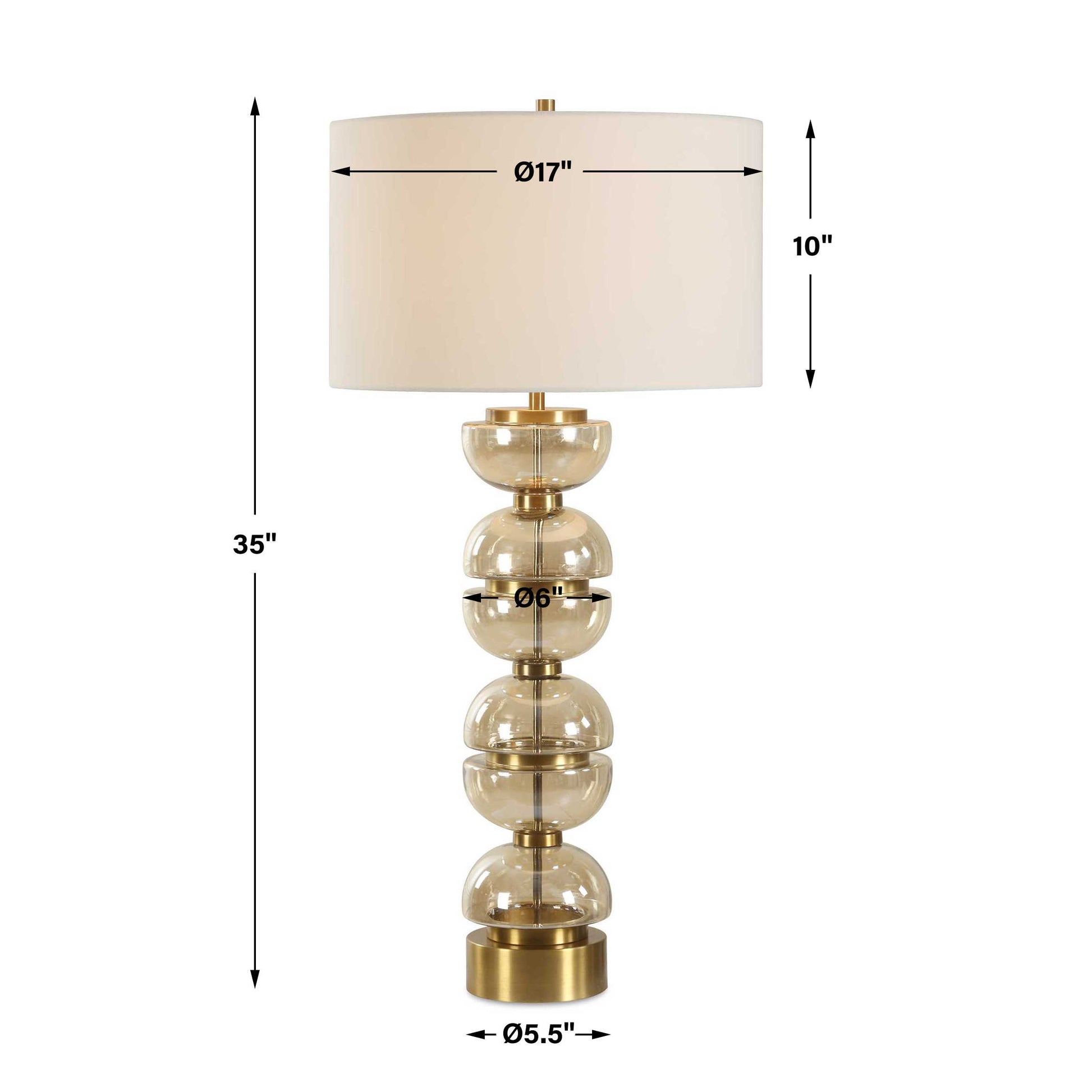 Uttermost Assemble Half-Sphere Table Lamp