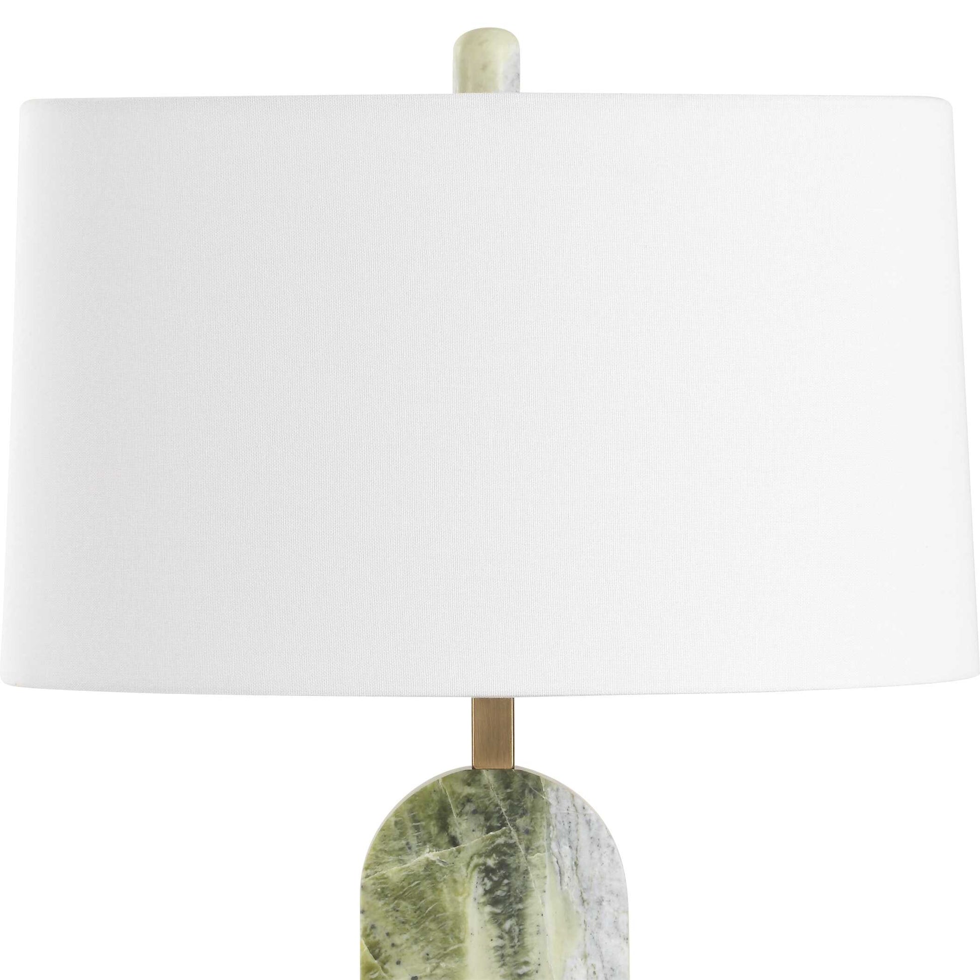 Uttermost Moorea Green Marble Table Lamp