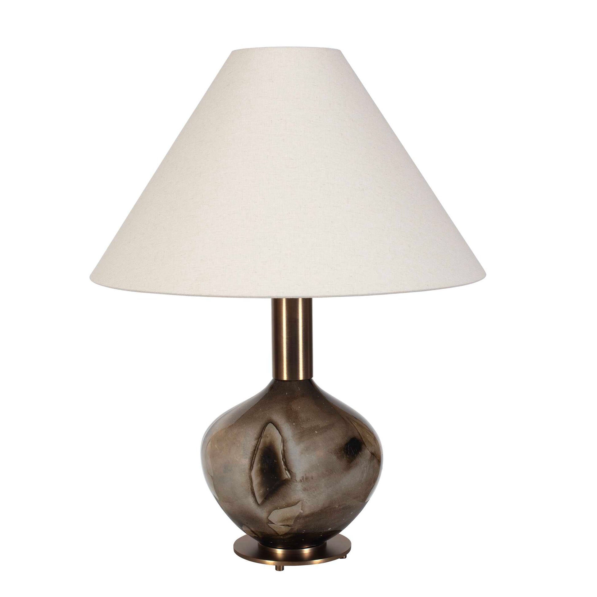 Uttermost Montagu Dark Brown Table Lamp