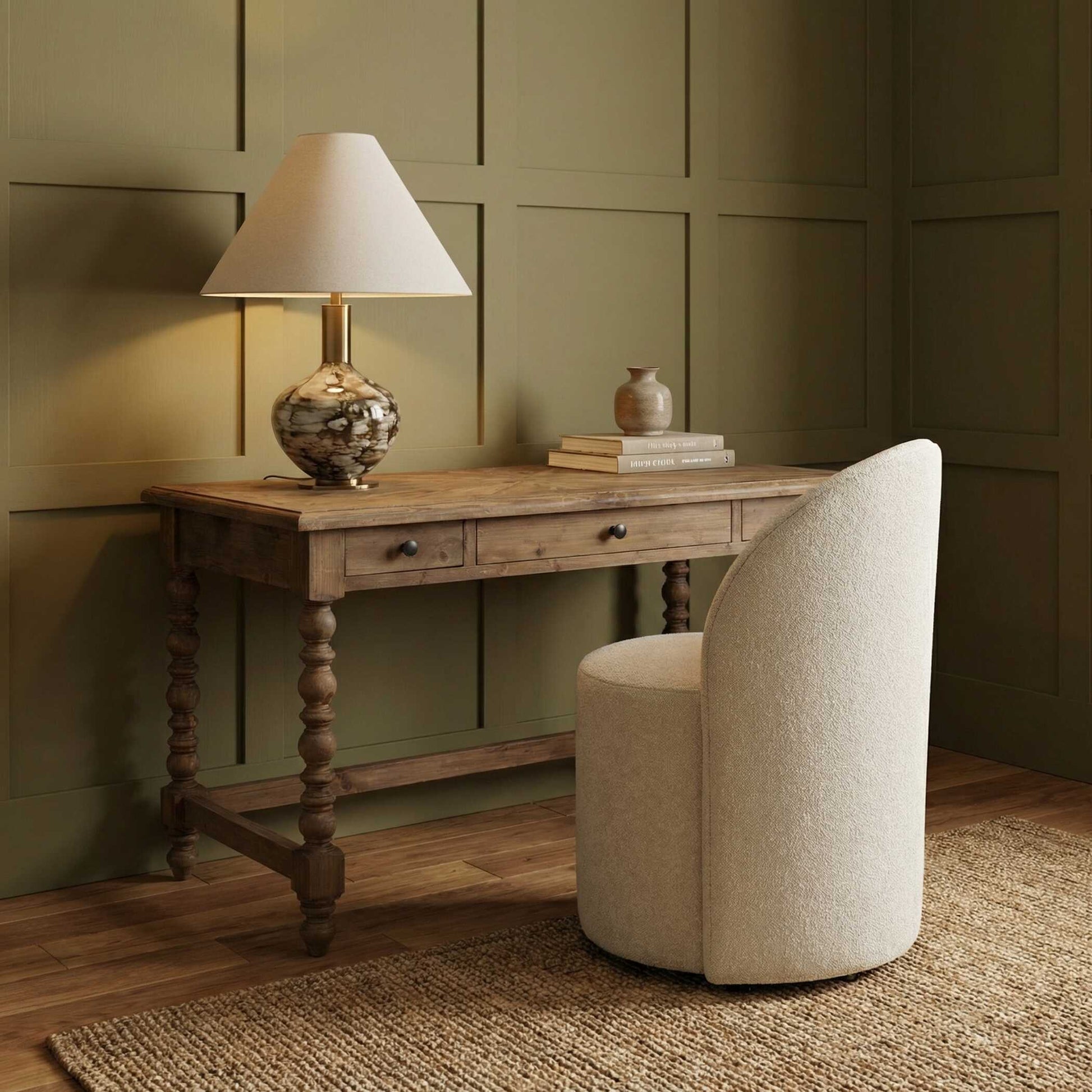 Uttermost Montagu Dark Brown Table Lamp