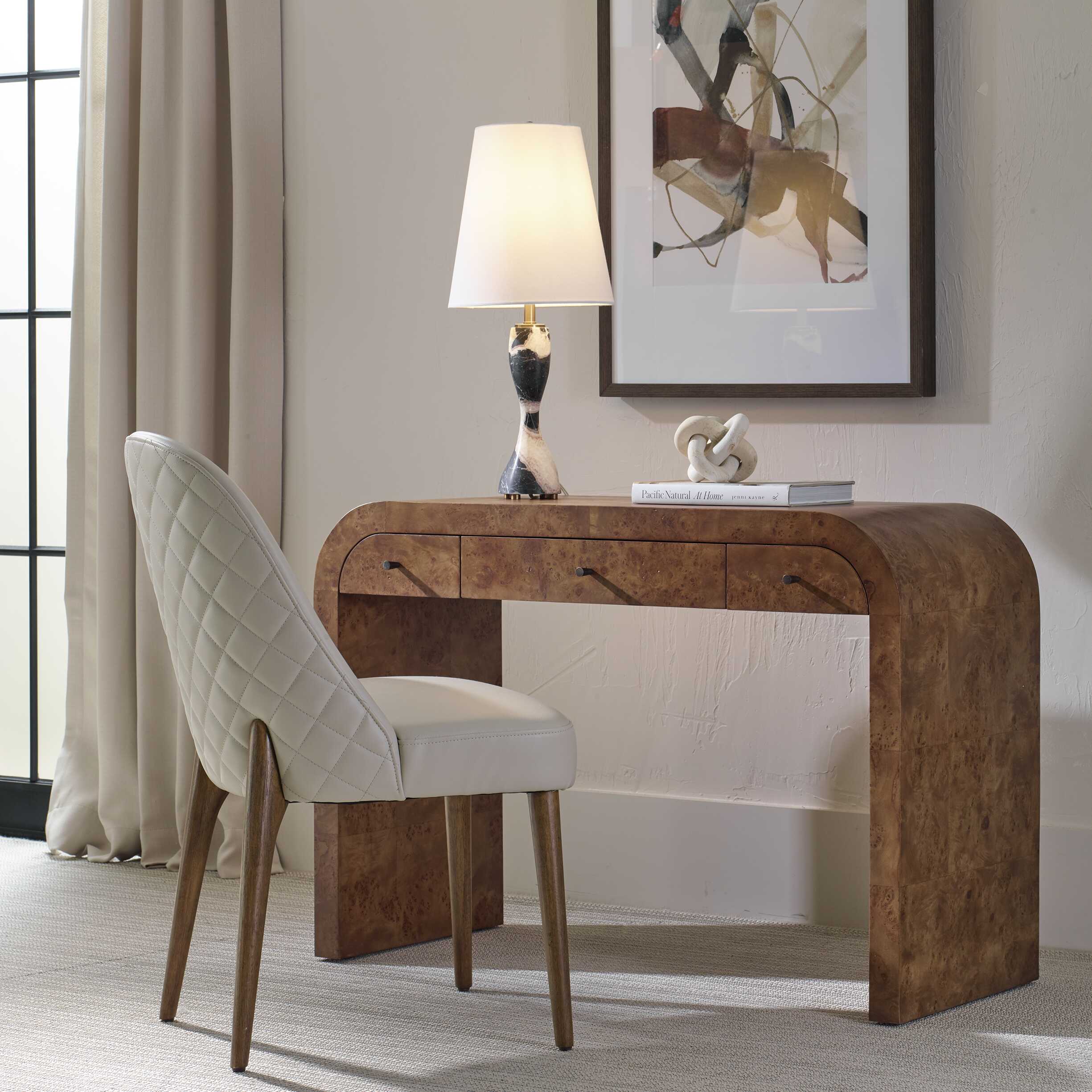 Uttermost Marcela Panda Marble Buffet Lamp