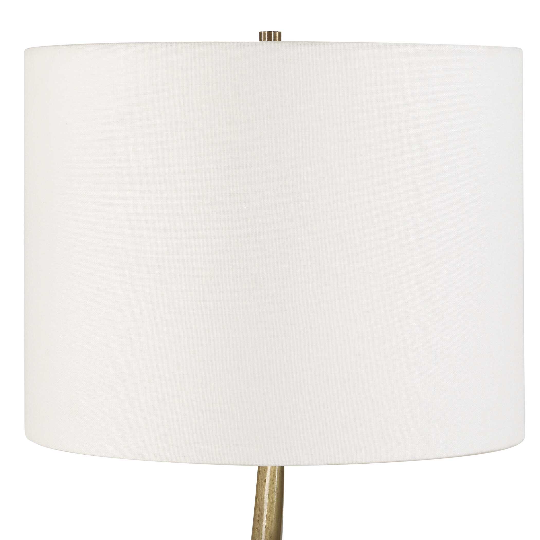 Uttermost Spiraling Cordless Brass Buffet Lamp