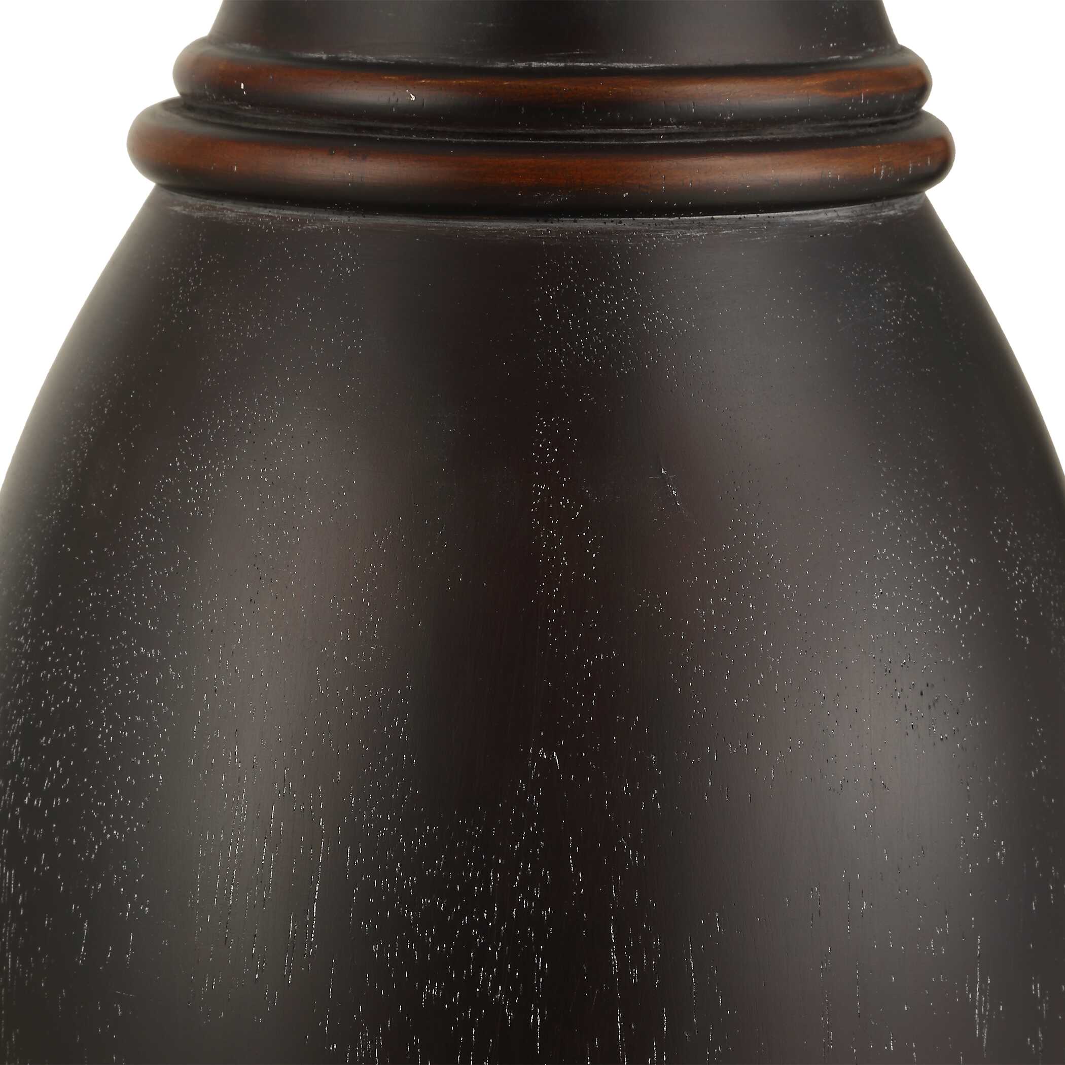 Uttermost Pravin Dark Wood Floor Lamp