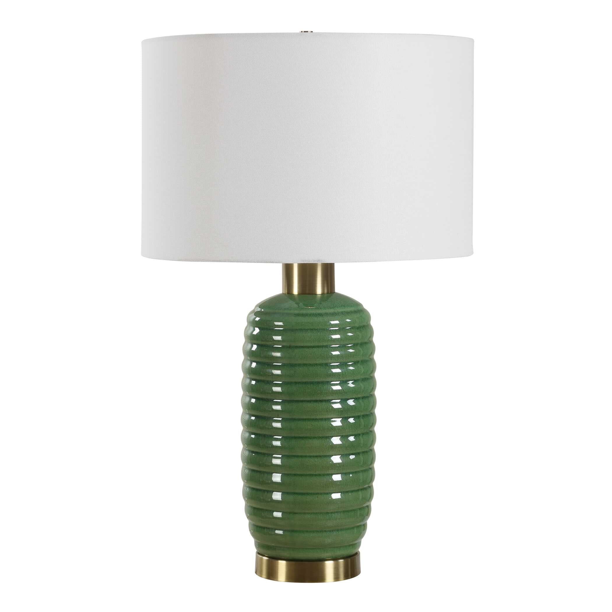 Silverdale Green Ceramic Table Lamp