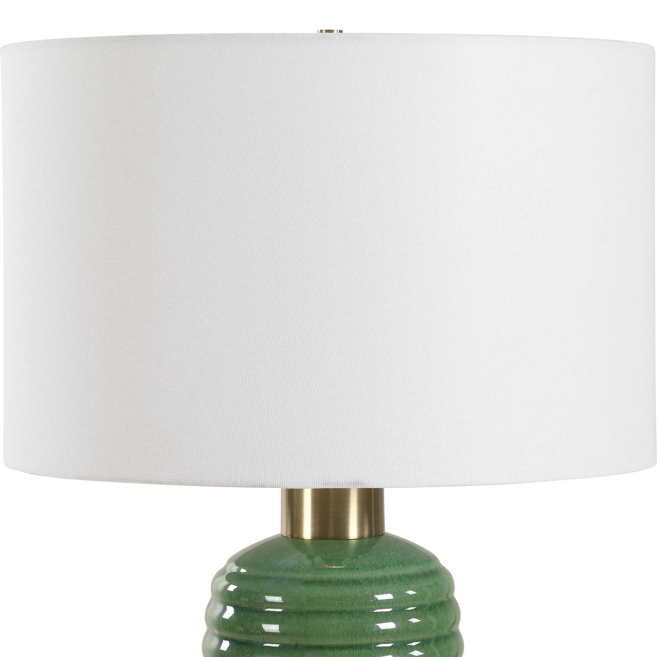 Silverdale Green Ceramic Table Lamp