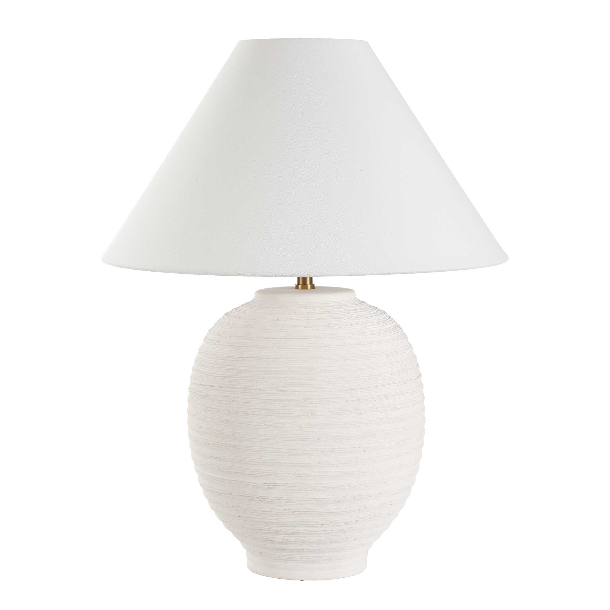Uttermost Rocio Ceramic White Table Lamp
