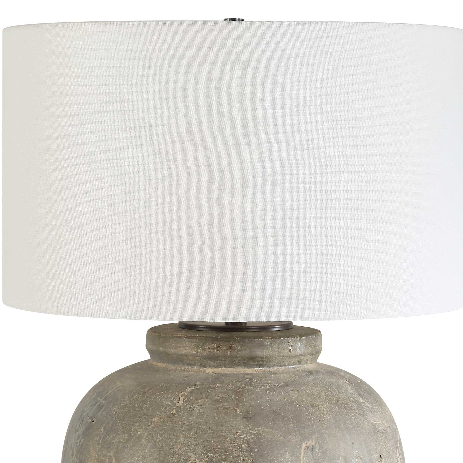 Uttermost Rock Of Ages Rust Brown Table Lamp