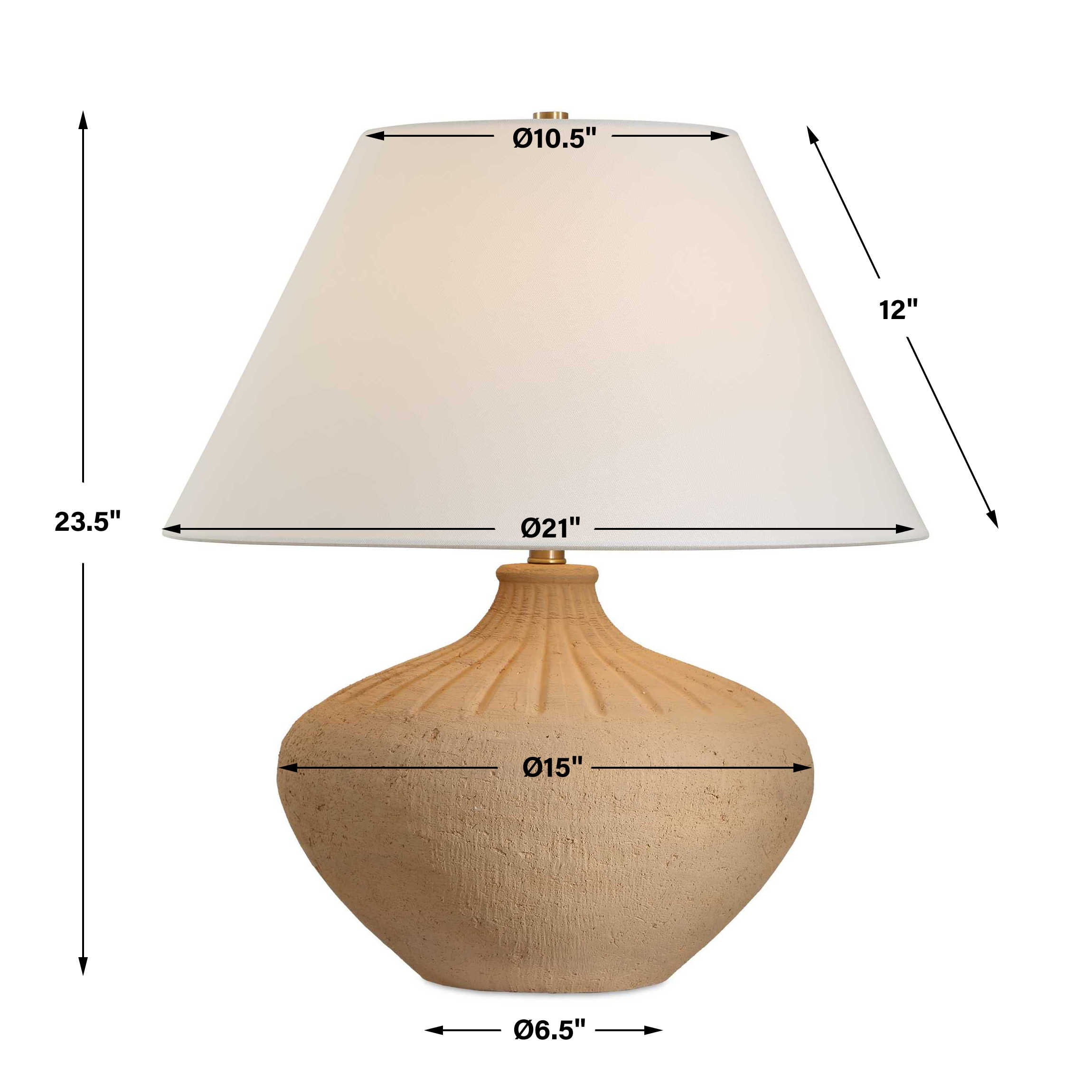 Uttermost Eldon Terracotta Table Lamp