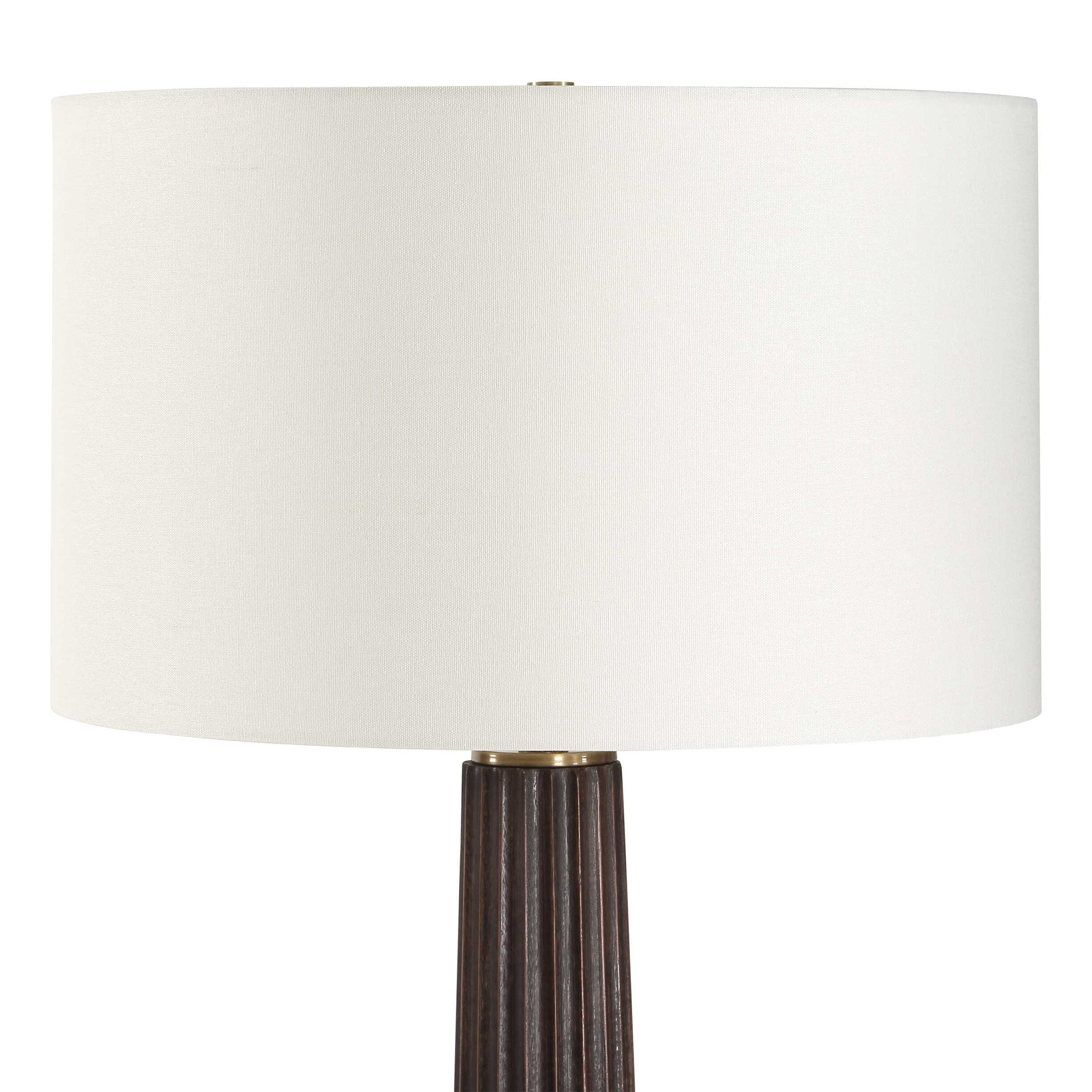 Uttermost Forage Dark Oak Floor Lamp