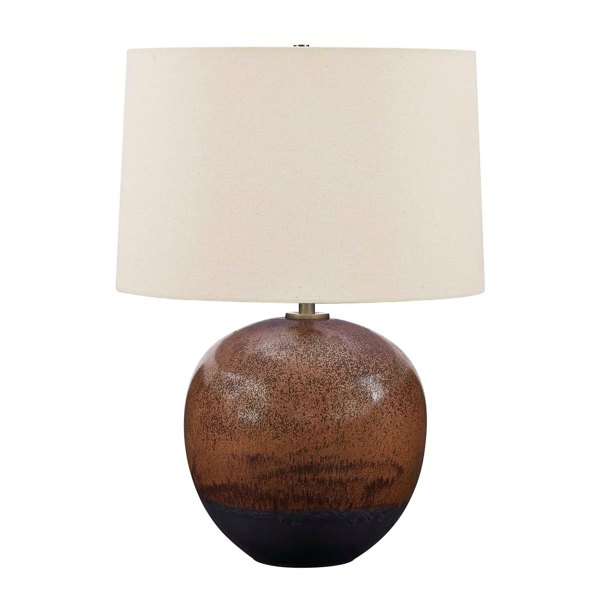 Uttermost Brownell Rust Brown Table Lamp