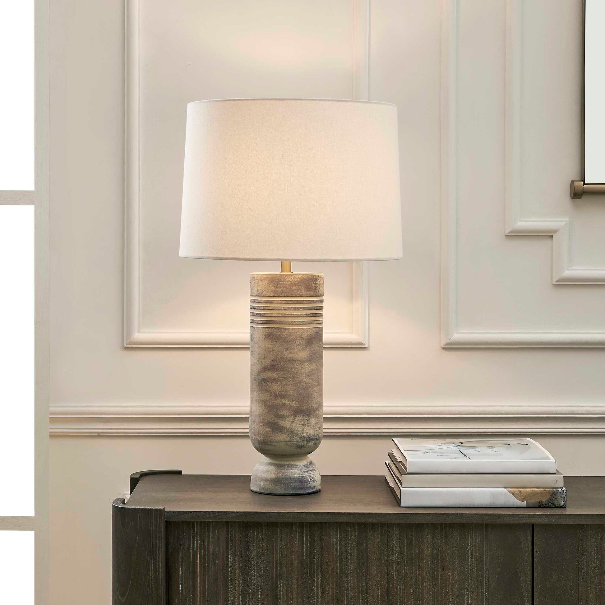 Uttermost Vale Beige Hues Table Lamp