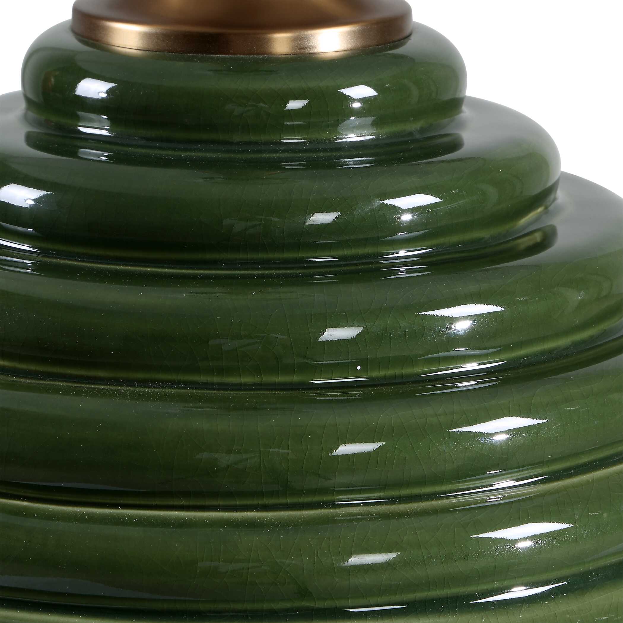 Uttermost McKay Dark Green Table Lamp