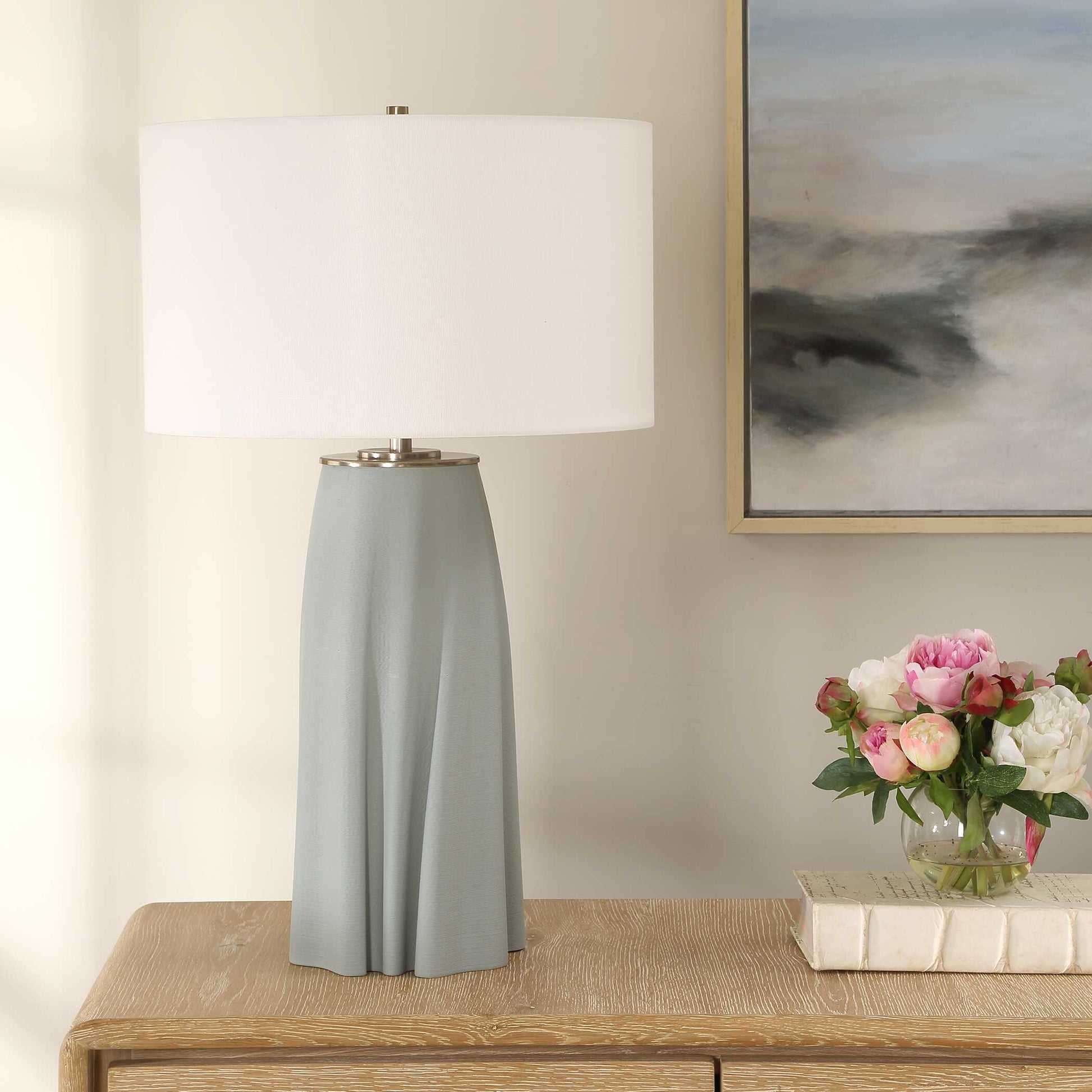 Uttermost Cover Up Sculpted Table Lamp
