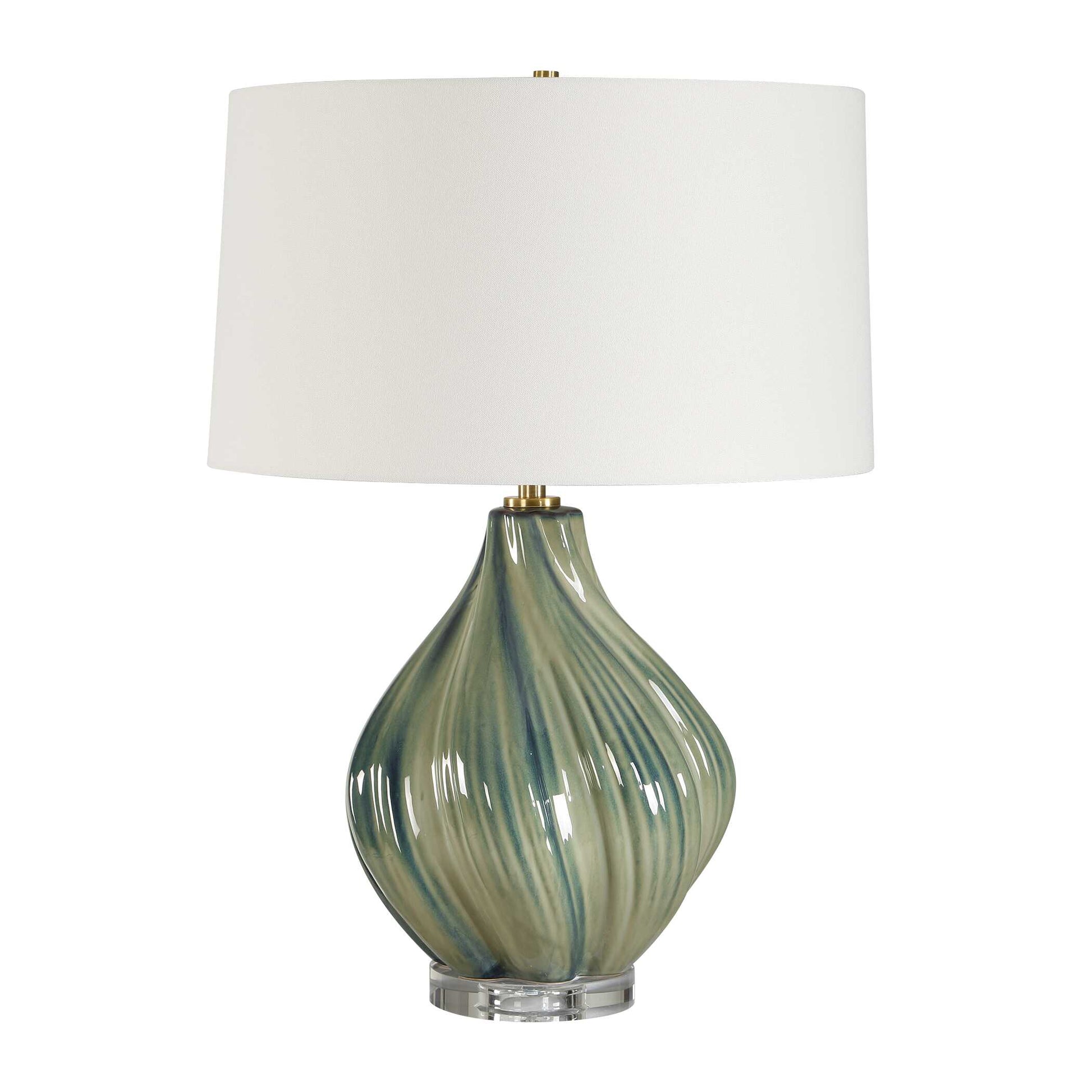 Uttermost Tausha Green Table Lamp