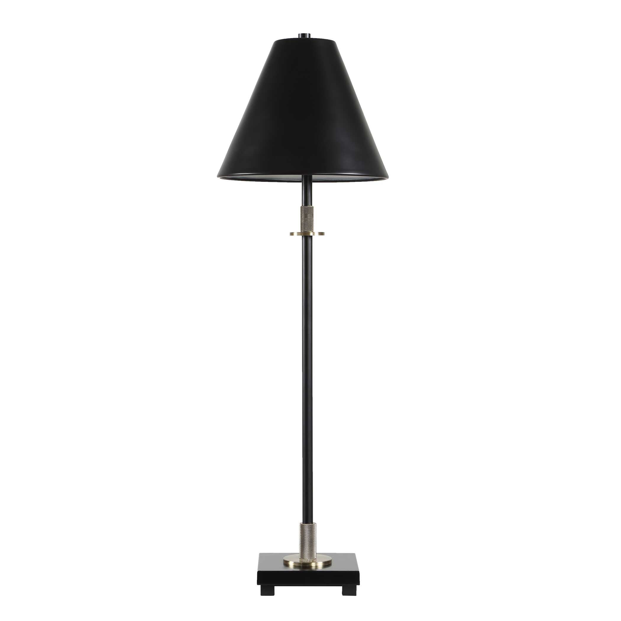 Vinehall Black Iron Buffet Lamp