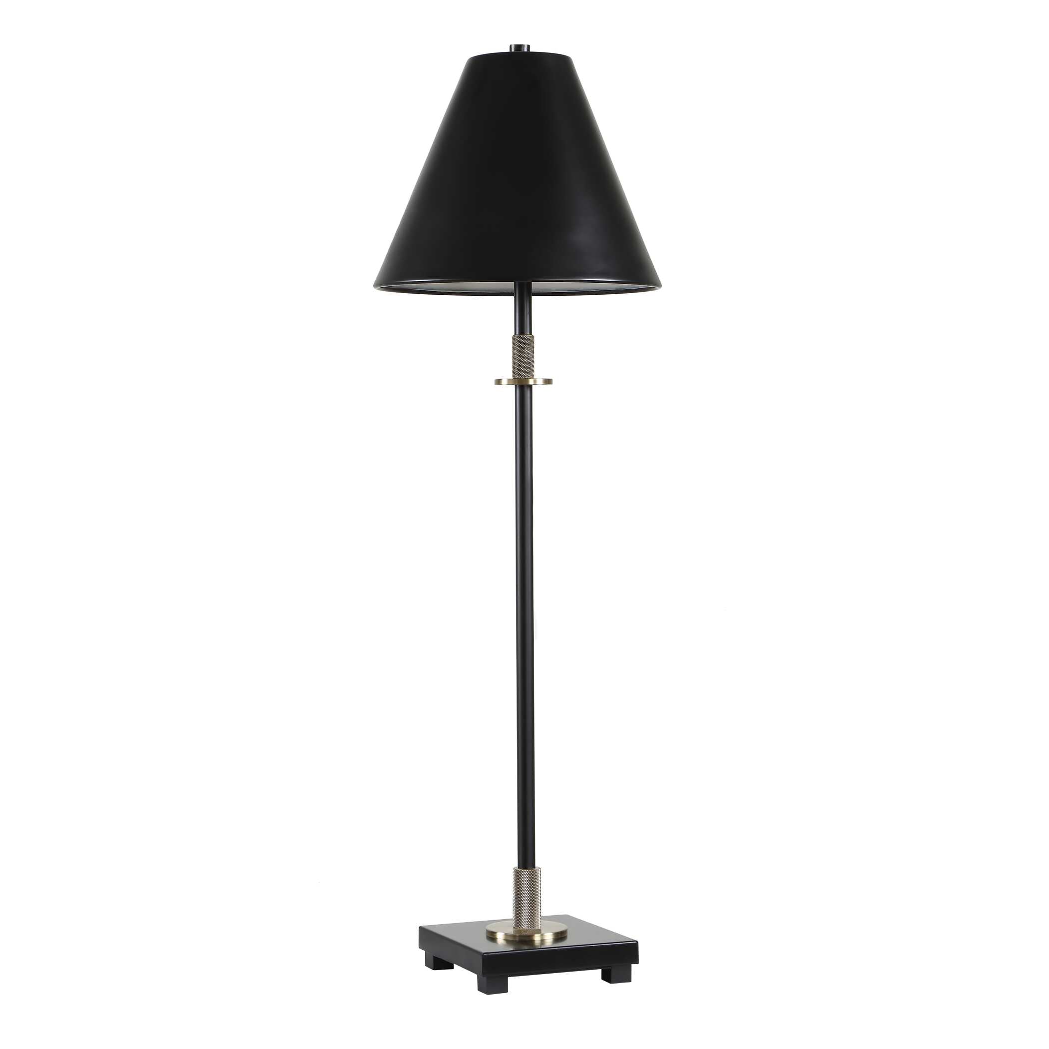 Vinehall Black Iron Buffet Lamp
