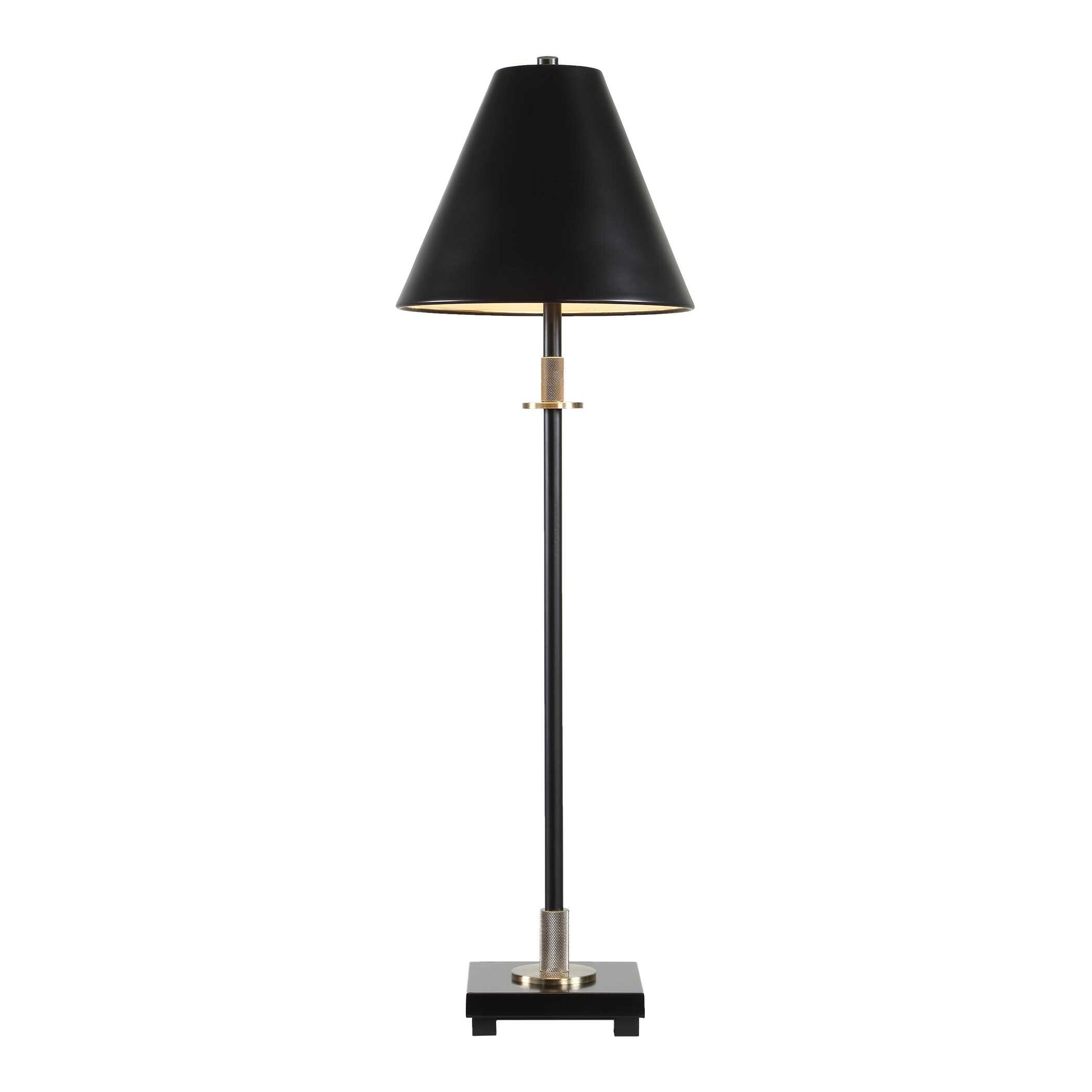 Vinehall Black Iron Buffet Lamp
