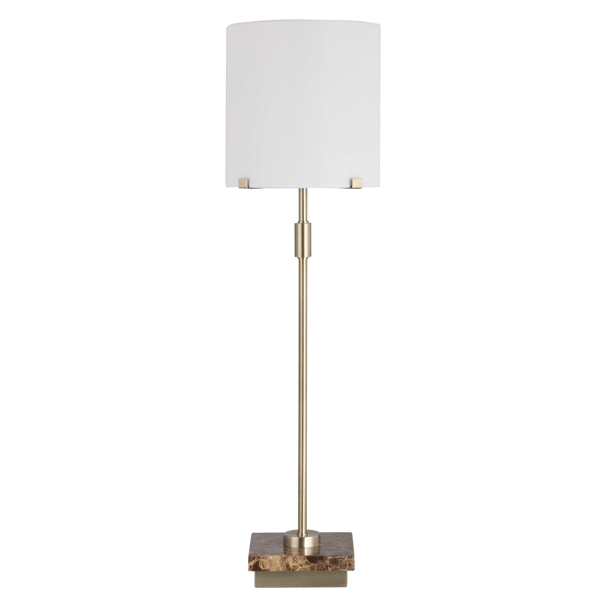 Wrenshaw Round Antique Brass Buffet Lamp