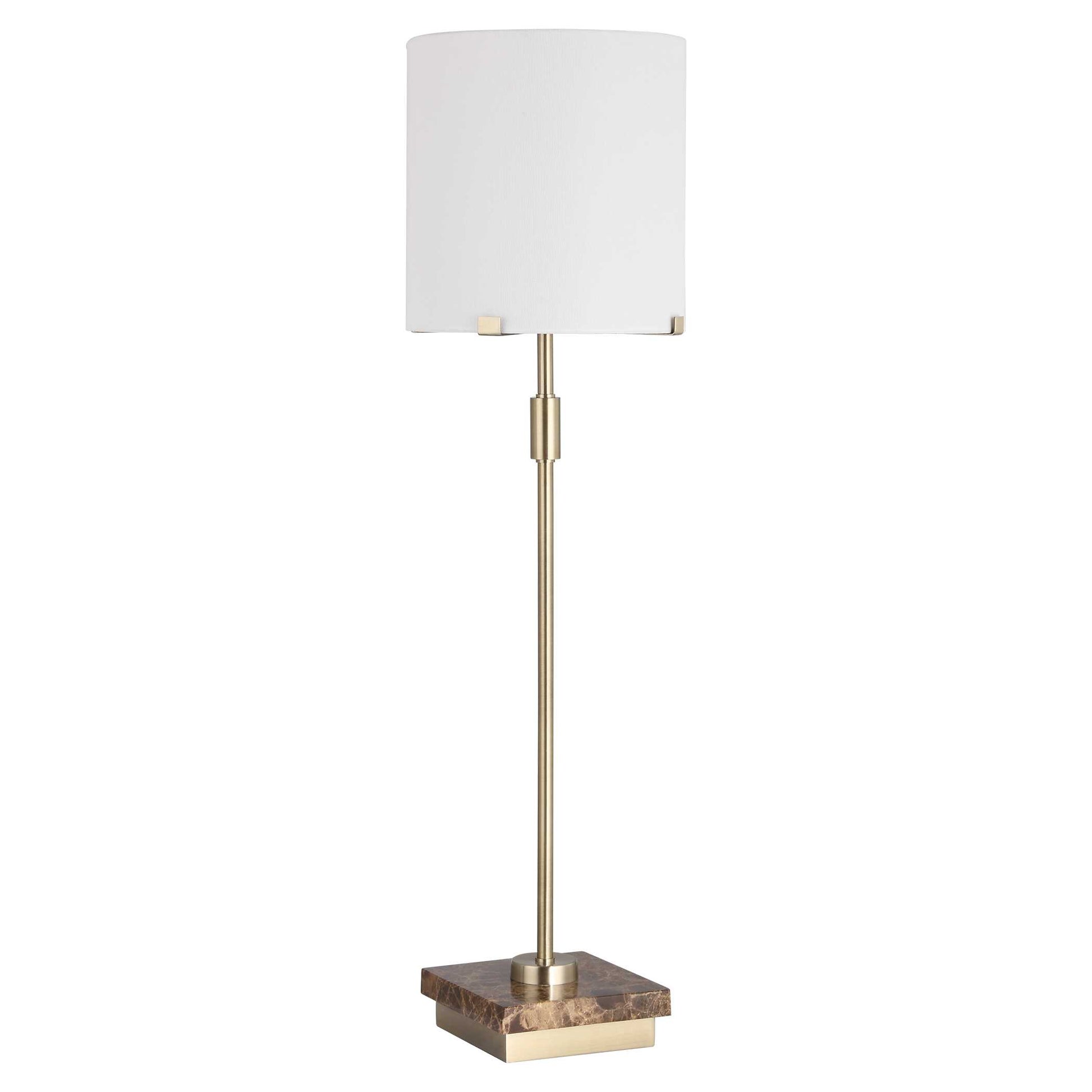 Wrenshaw Round Antique Brass Buffet Lamp
