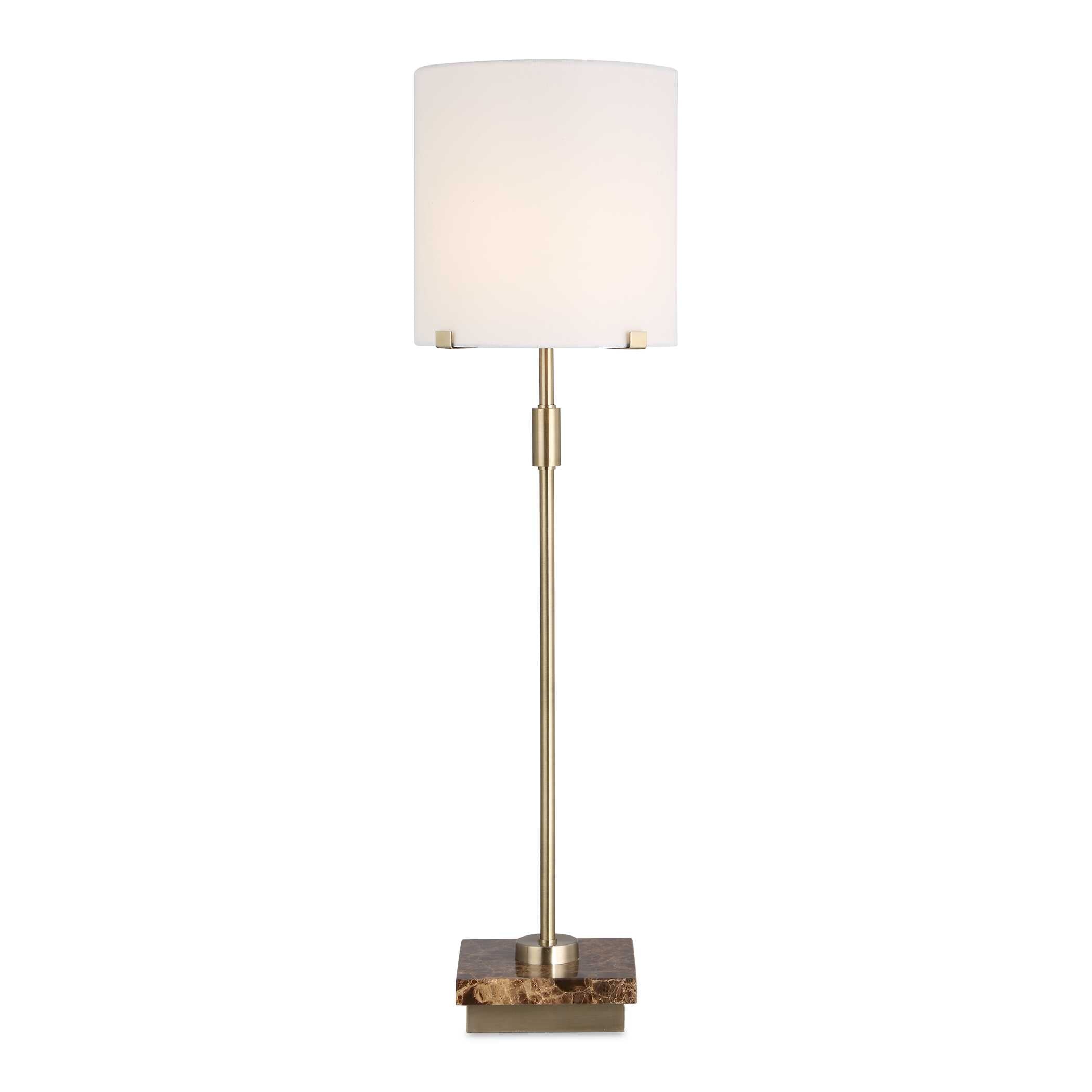 Wrenshaw Round Antique Brass Buffet Lamp