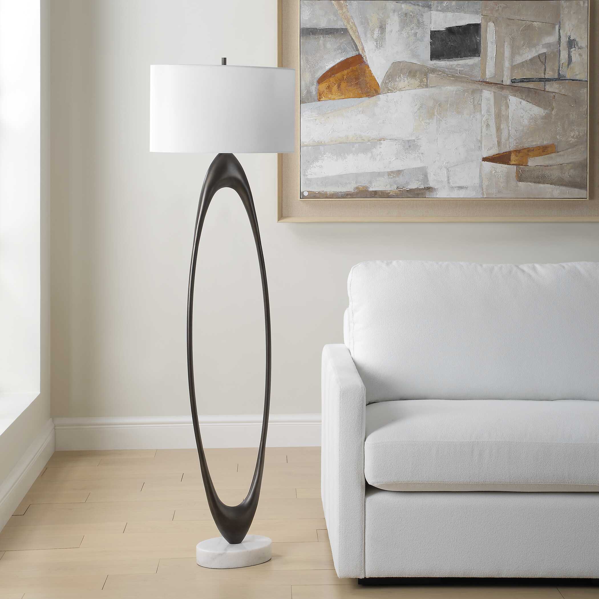 Uttermost Sonic Open Oval Floor Lamp