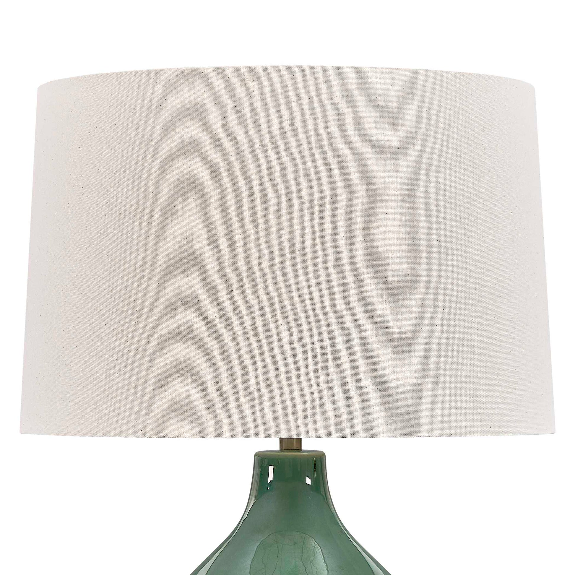 Uttermost Breya Green Glaze Table Lamp