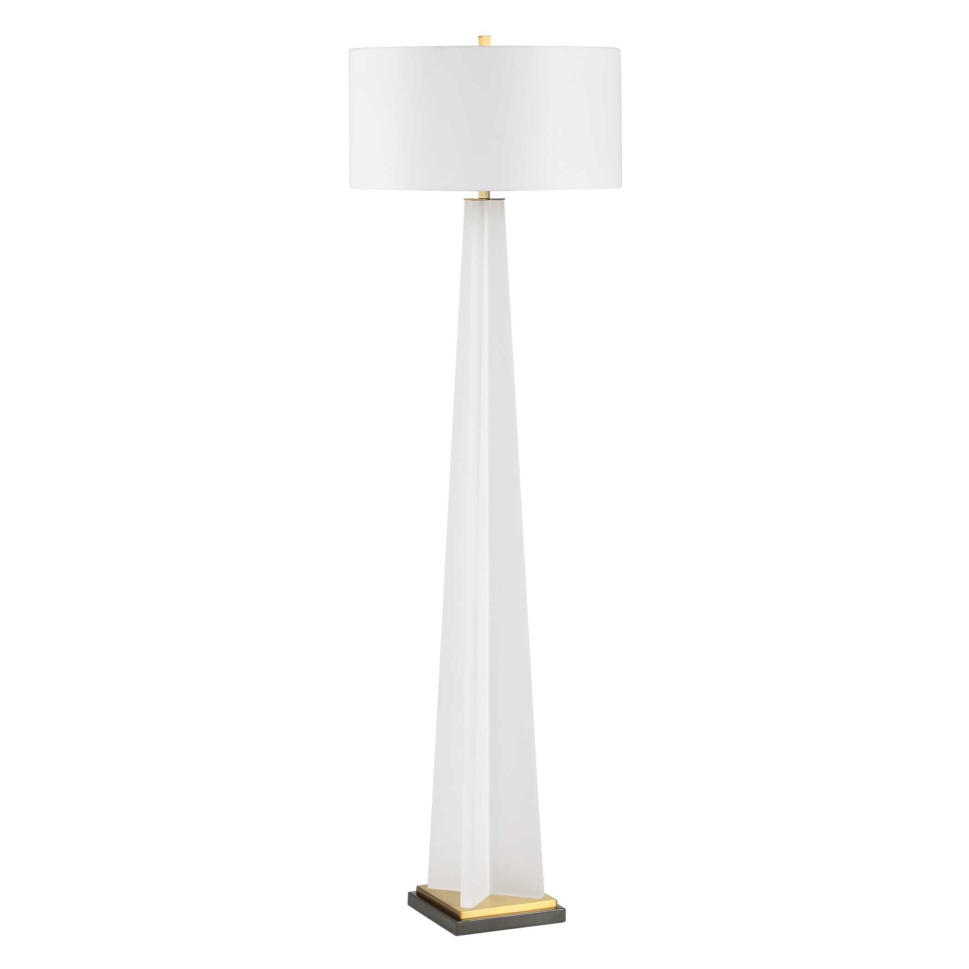 Uttermost Rosin White Floor Lamp