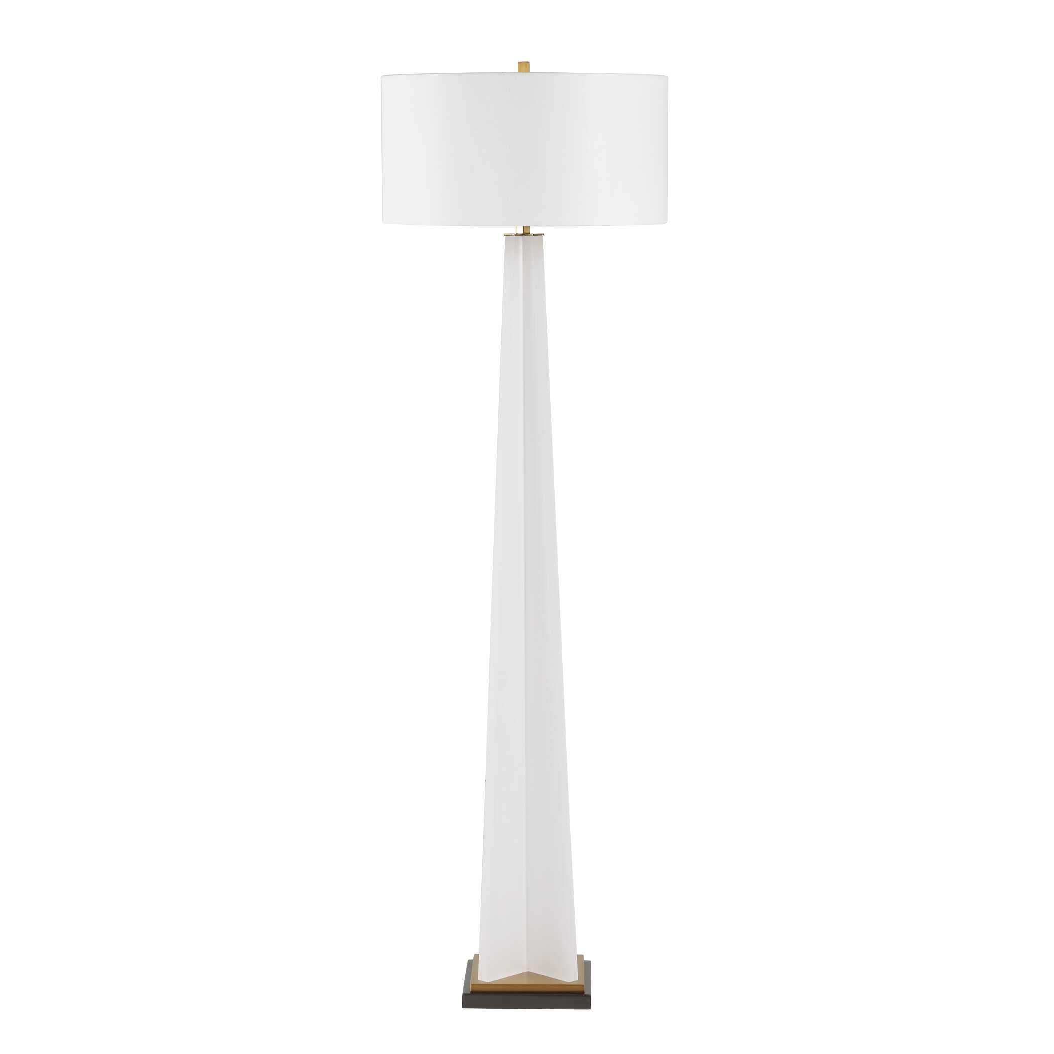 Uttermost Rosin White Floor Lamp