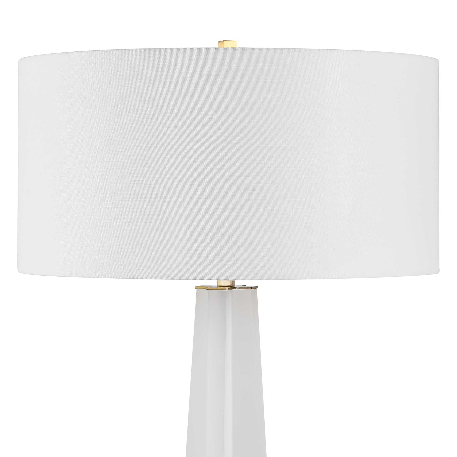 Uttermost Rosin White Floor Lamp