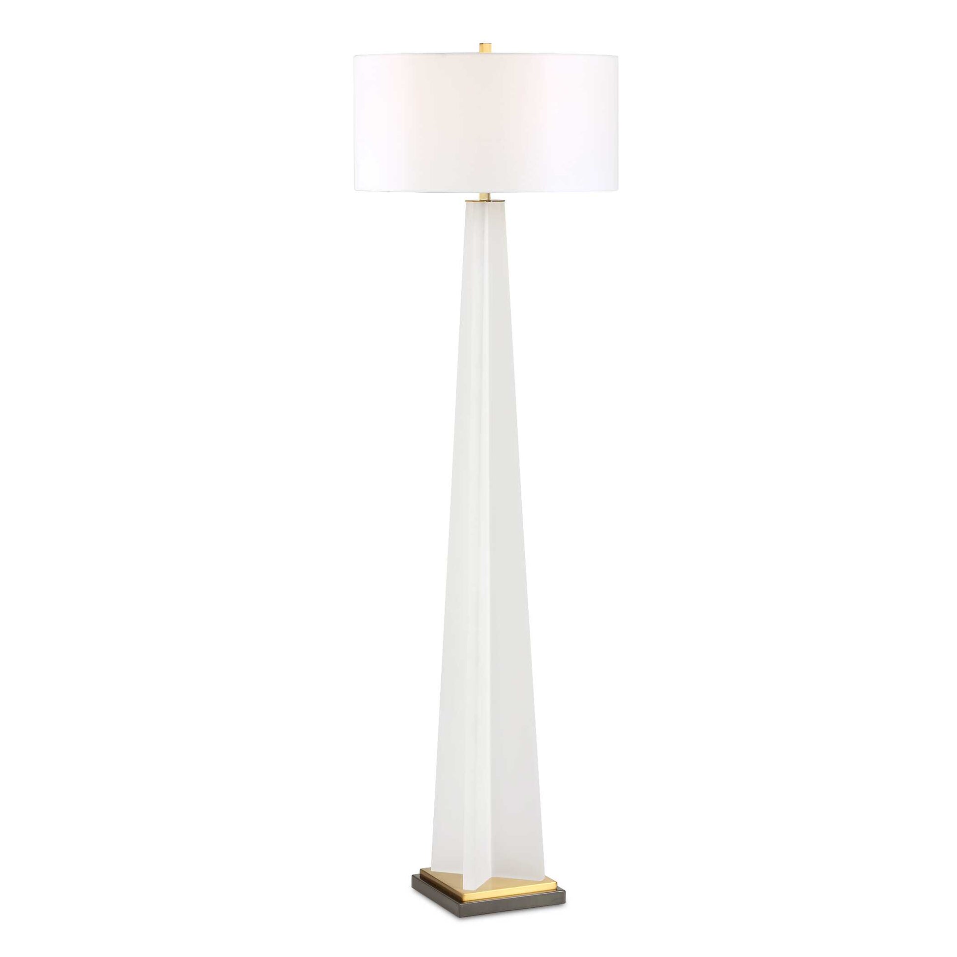 Uttermost Rosin White Floor Lamp