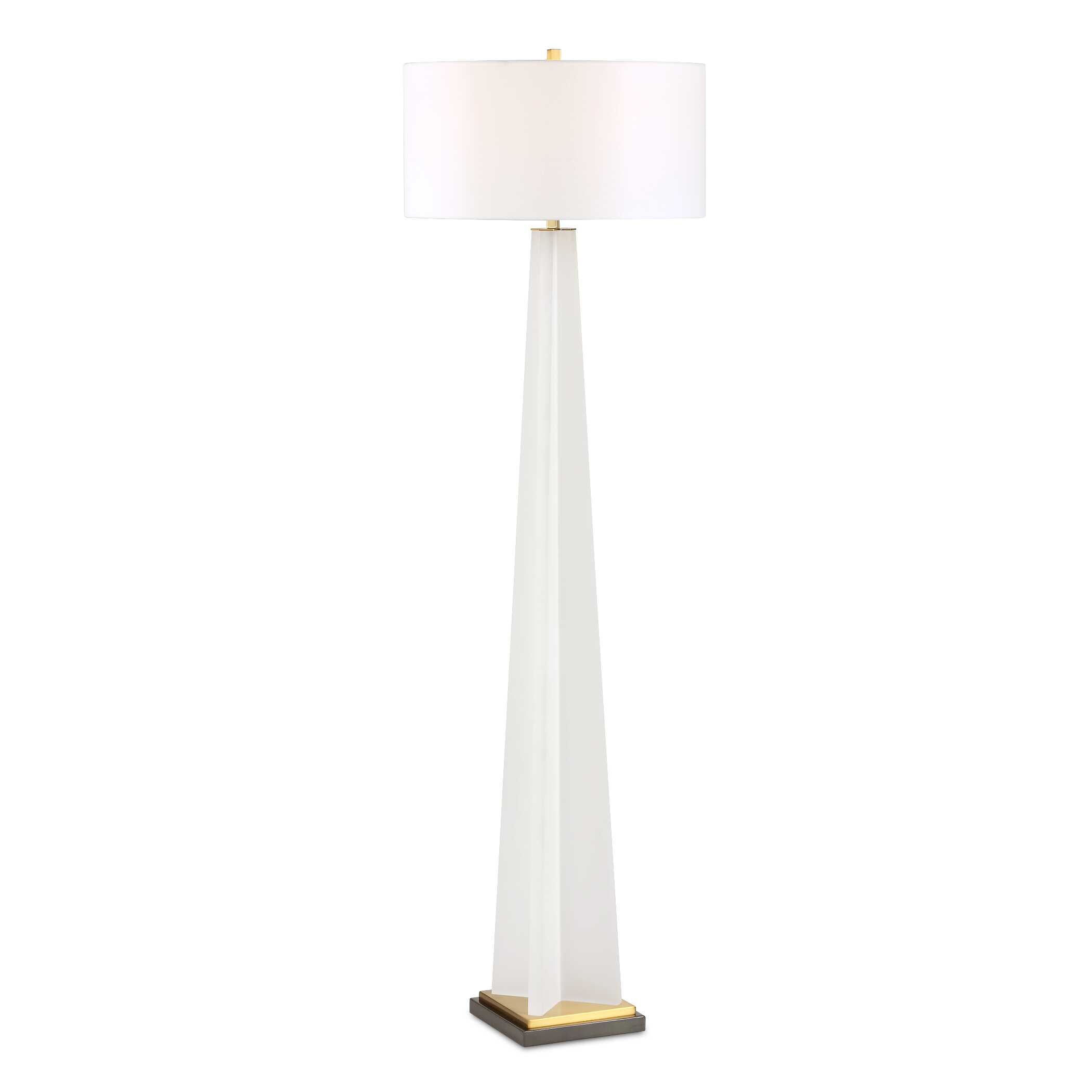 Uttermost Rosin White Floor Lamp