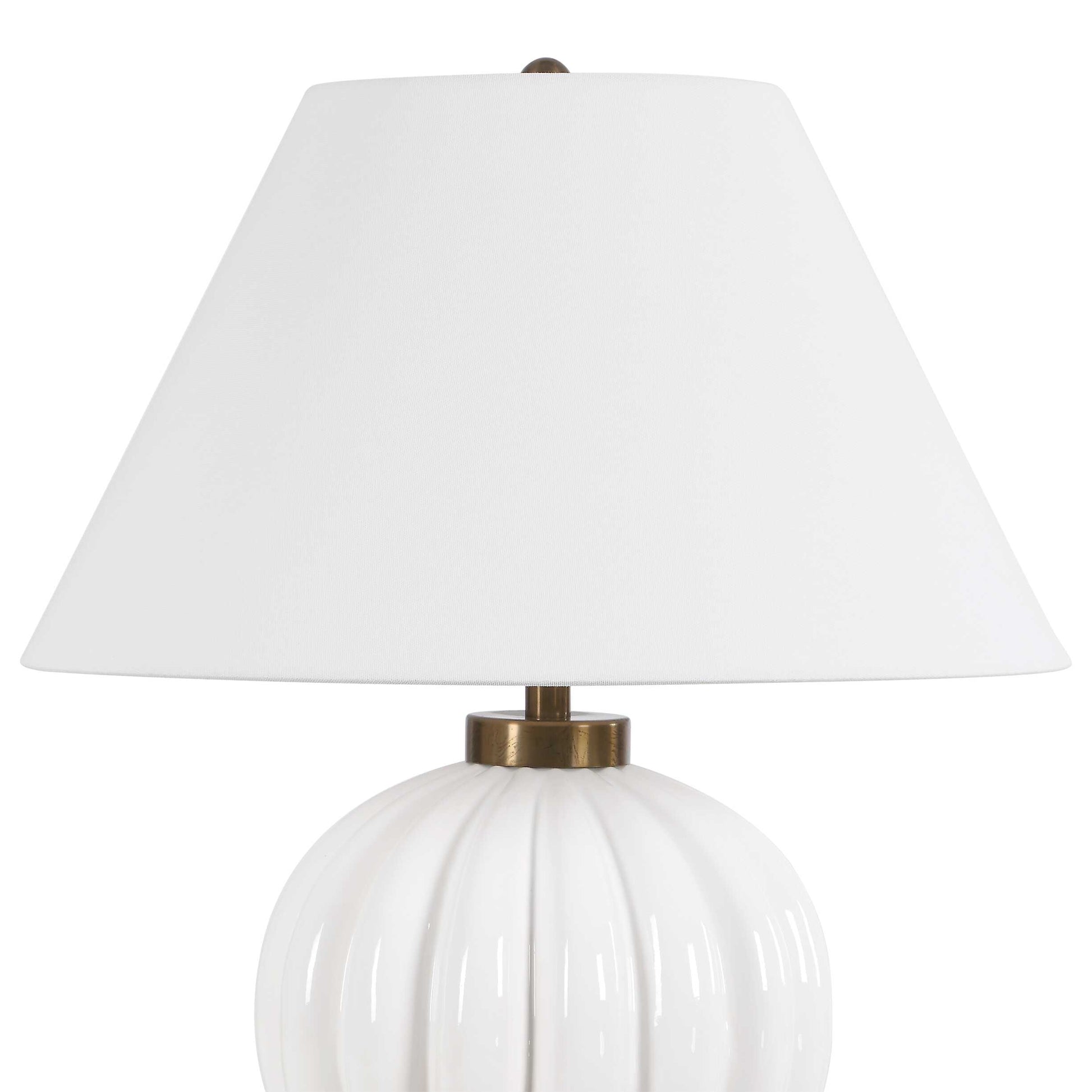 Uttermost Irena White Sphere Table Lamp