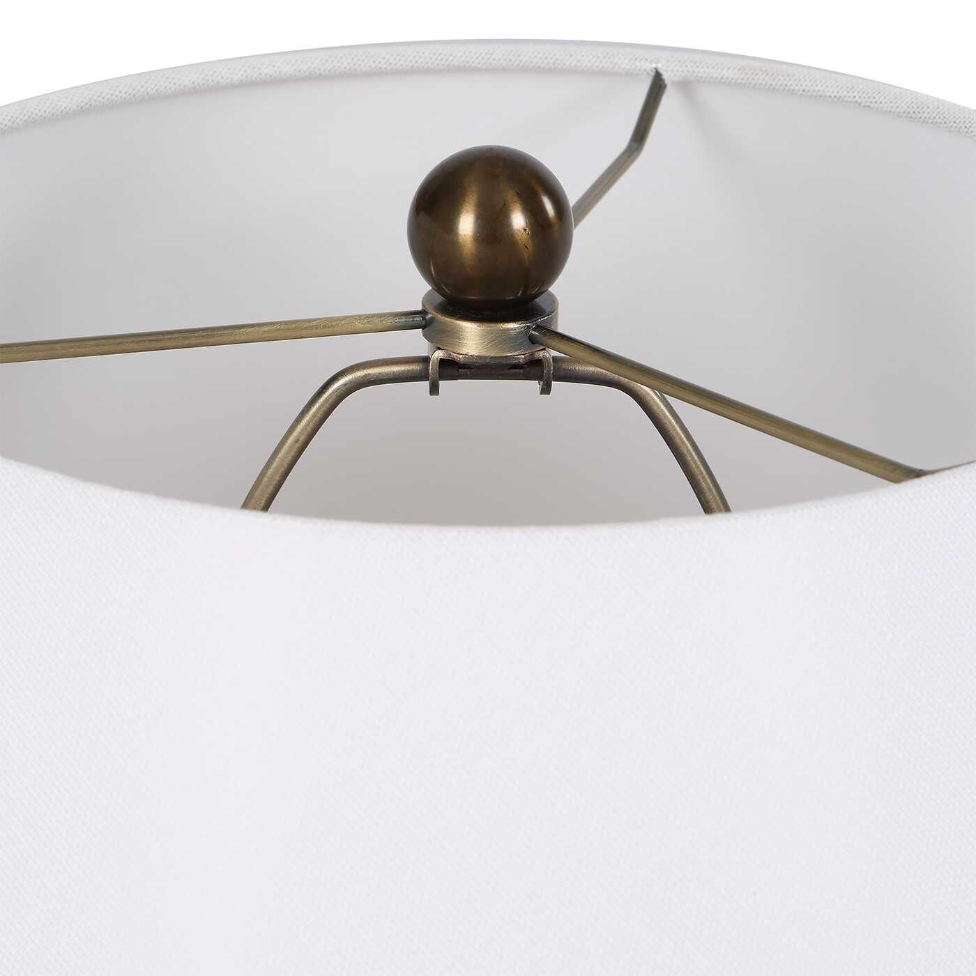 Uttermost Irena White Sphere Table Lamp