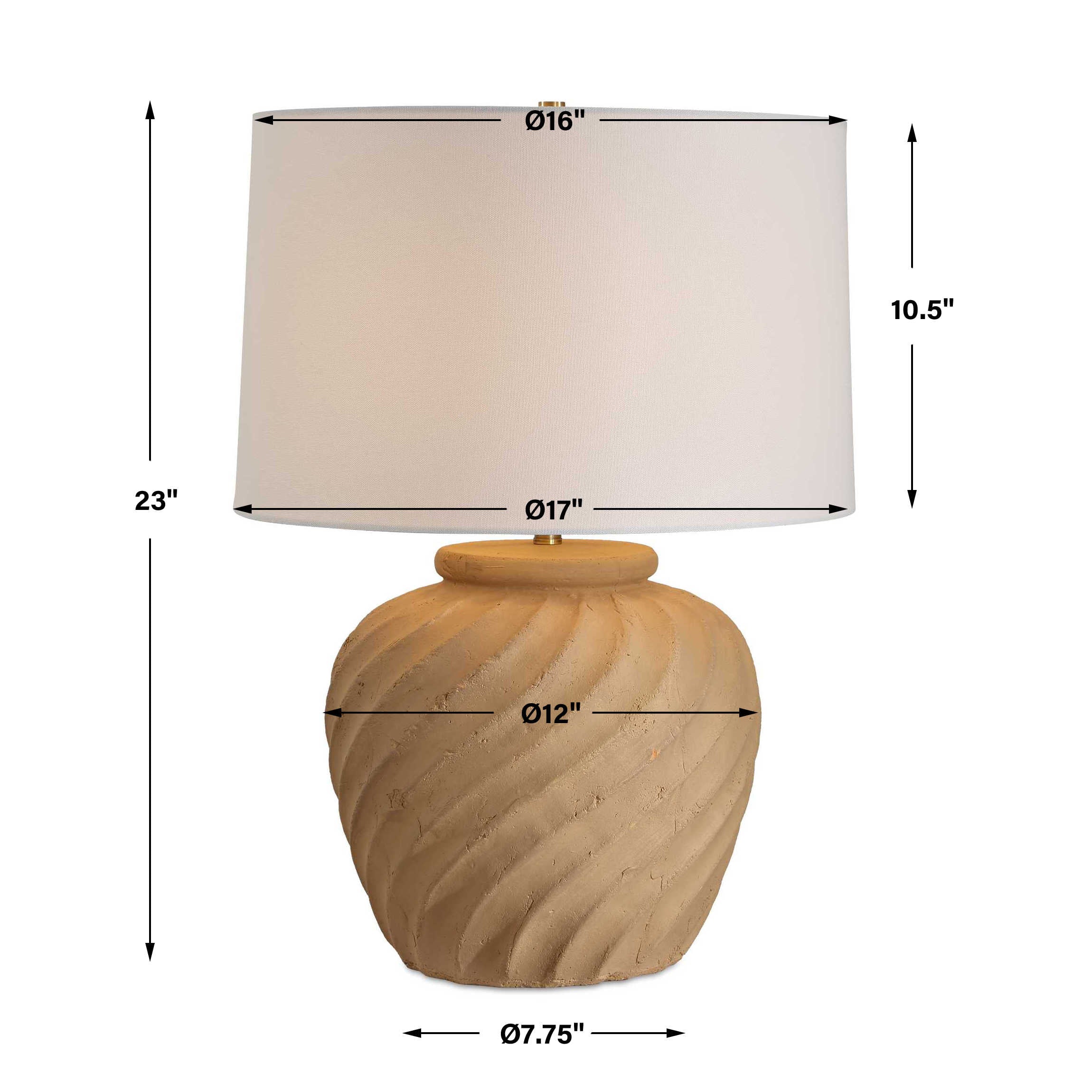 Uttermost Farai Terracotta Table Lamp