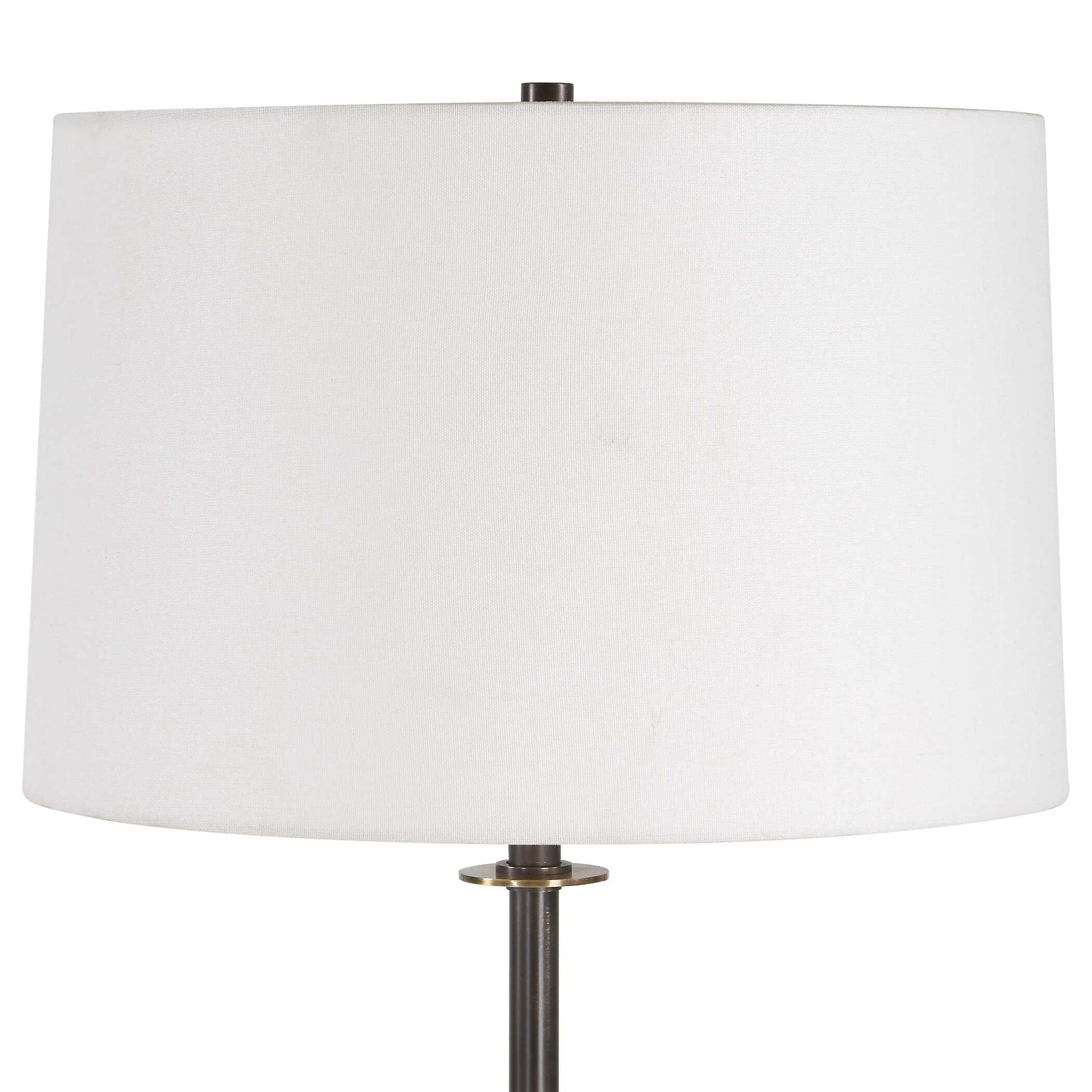 Uttermost Tallarico Brass & Marble Floor Lamp