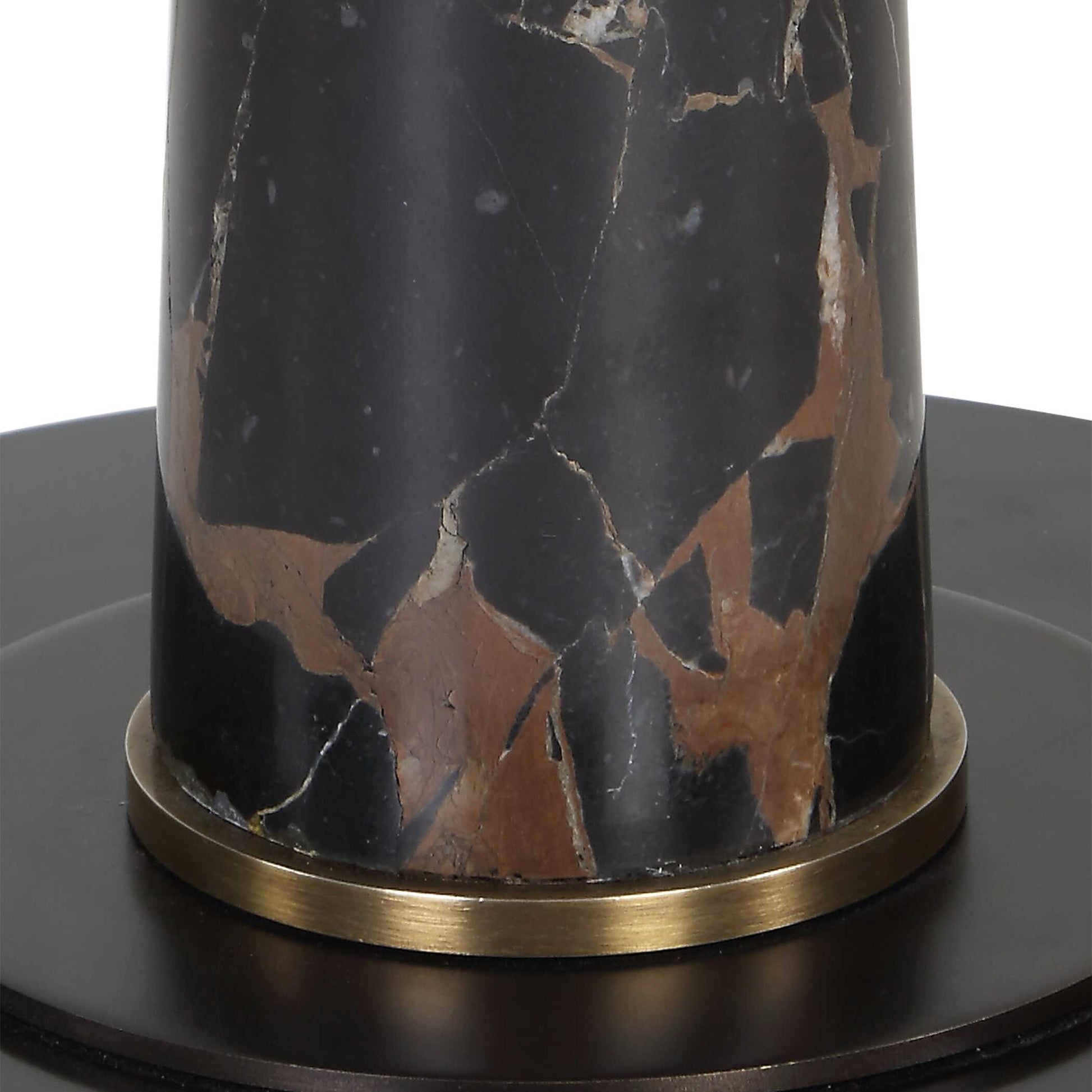 Uttermost Tallarico Brass & Marble Floor Lamp
