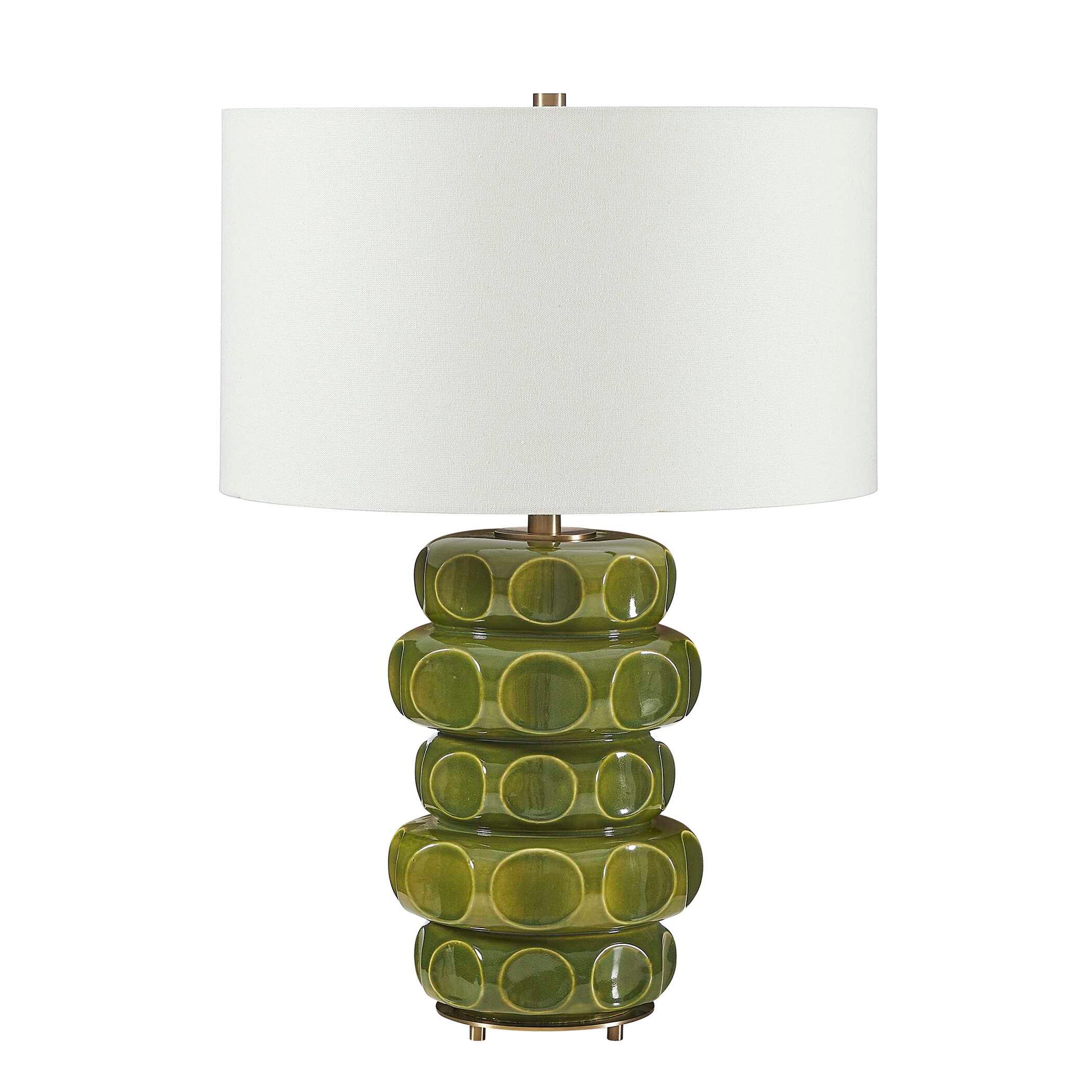 Uttermost Masau Moss Green Table Lamp