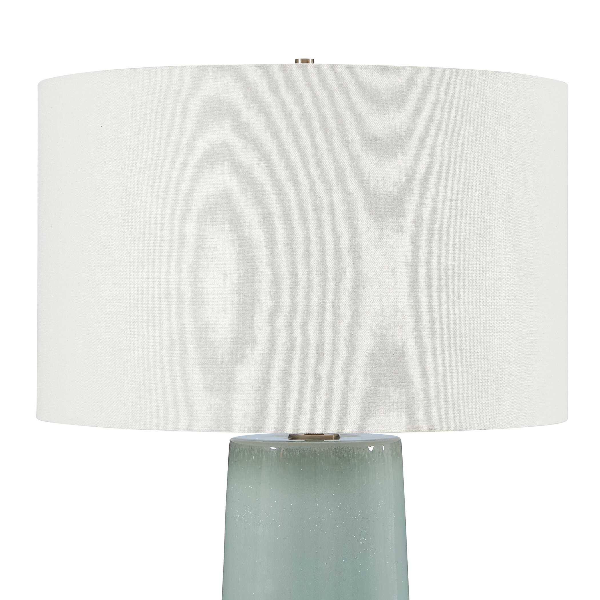 Uttermost Claudin Aqua Blue Table Lamp